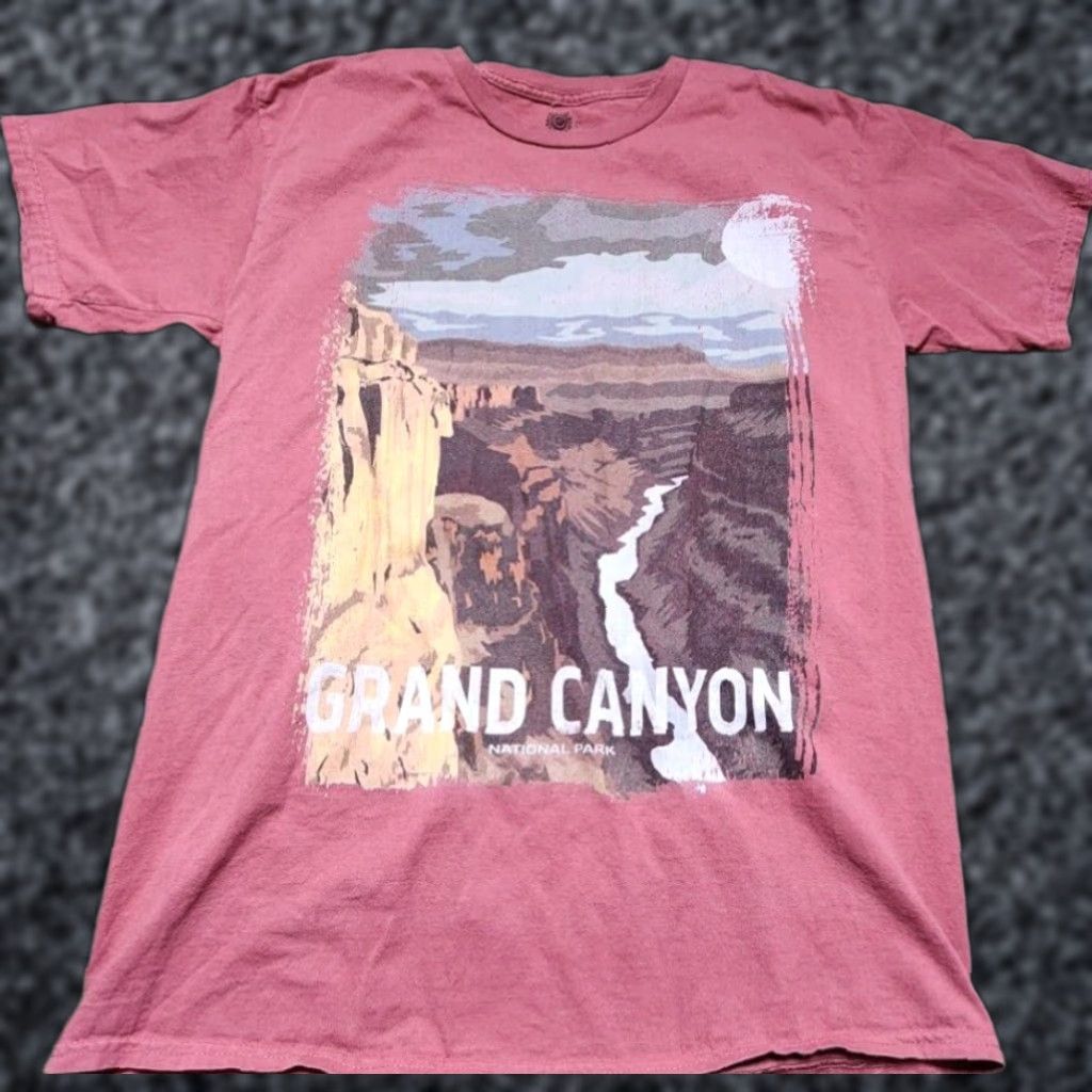 The Mountain The Mountain Grand Canyon Photo Mens L Short Sleeve Multicolor T Shirt Size US L / EU 52-54 / 3 - 1 Thumbnail