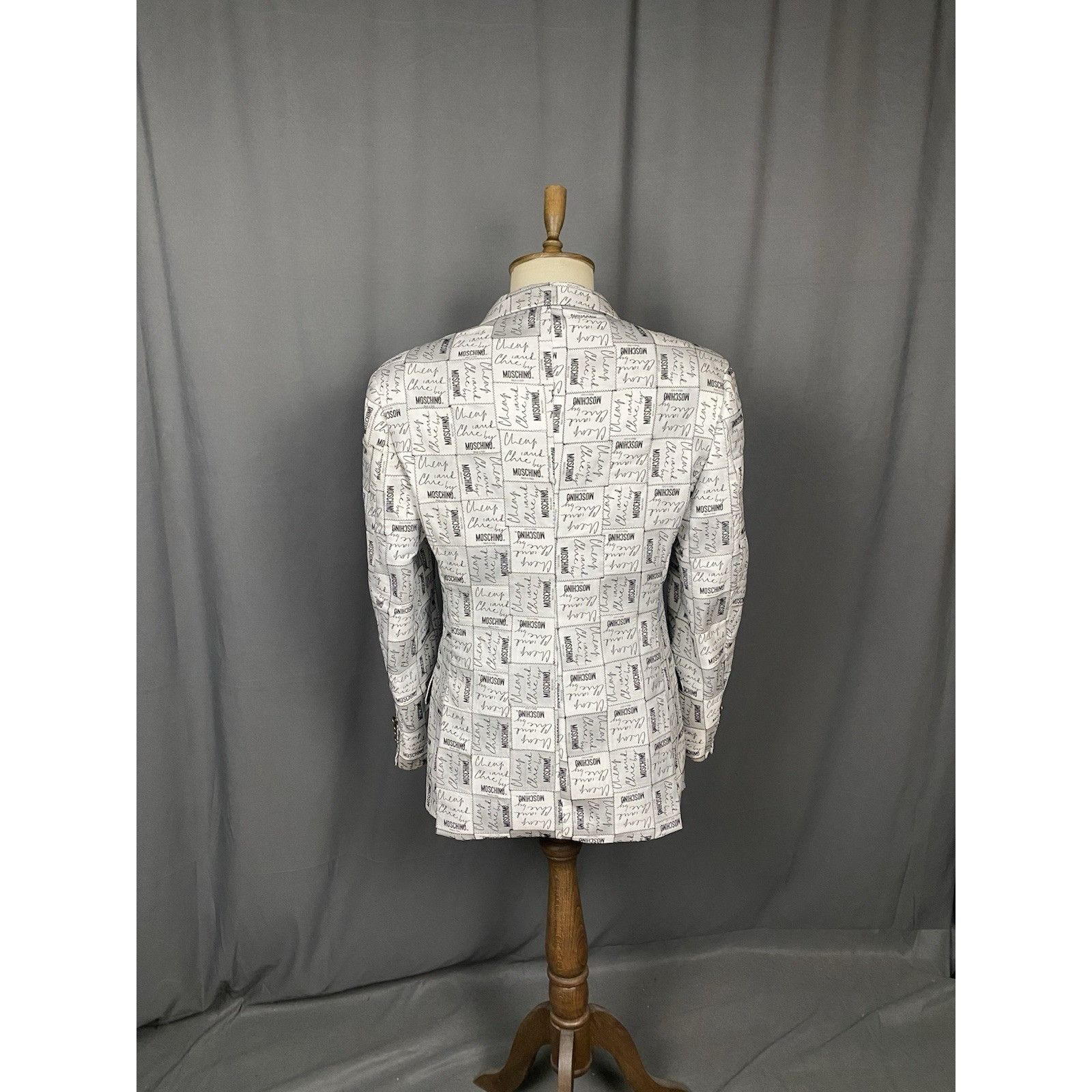 Moschino Rare & Iconic 1990's Moschino Cheap & Chic Label 3-button Bl Size 52R - 7 Thumbnail
