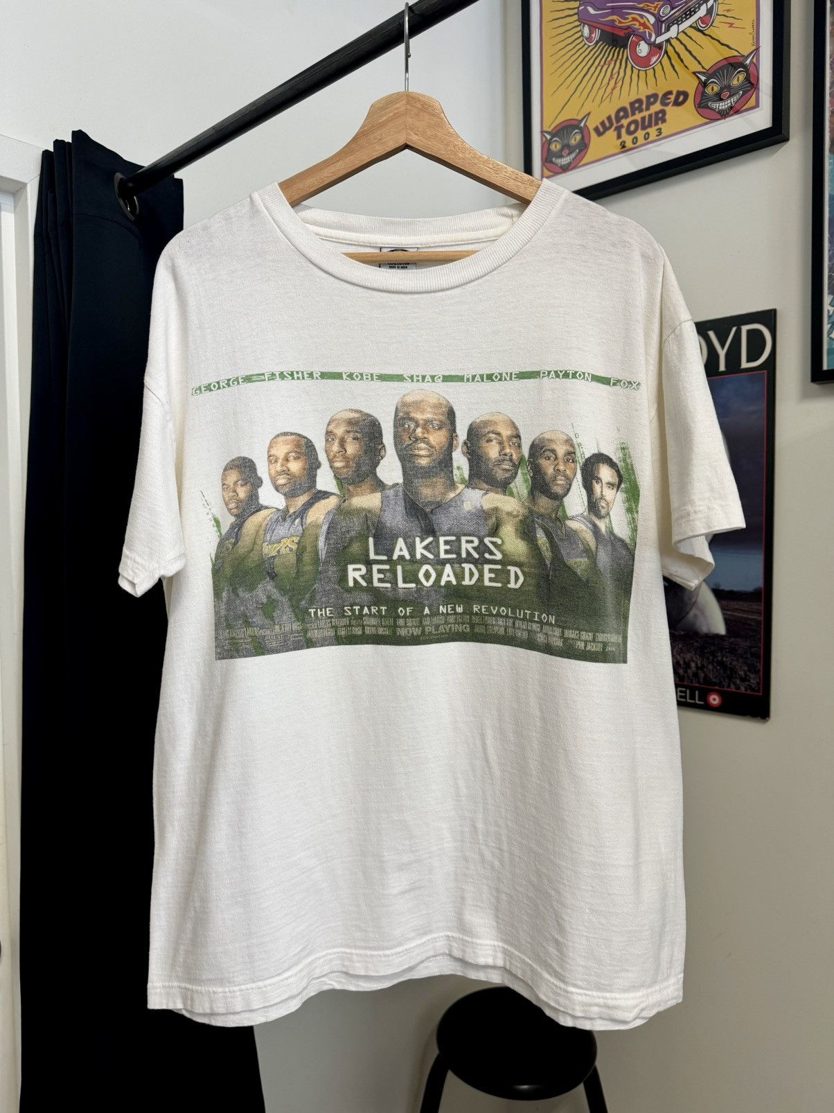 NBA × Vintage Vintage Rare Lakers Reloaded tee Size US L / EU 52-54 / 3 - 1 Thumbnail