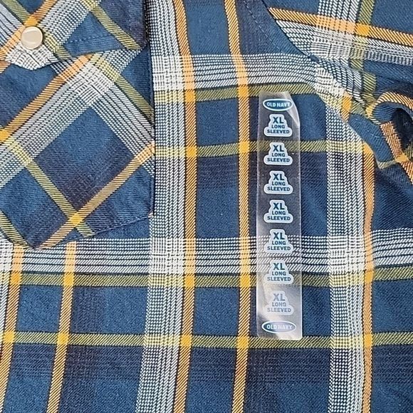 Old Navy Old Navy Vintage Flannels Long Sleeve Western w Pockets Flan Size US XL / EU 56 / 4 - 7 Thumbnail
