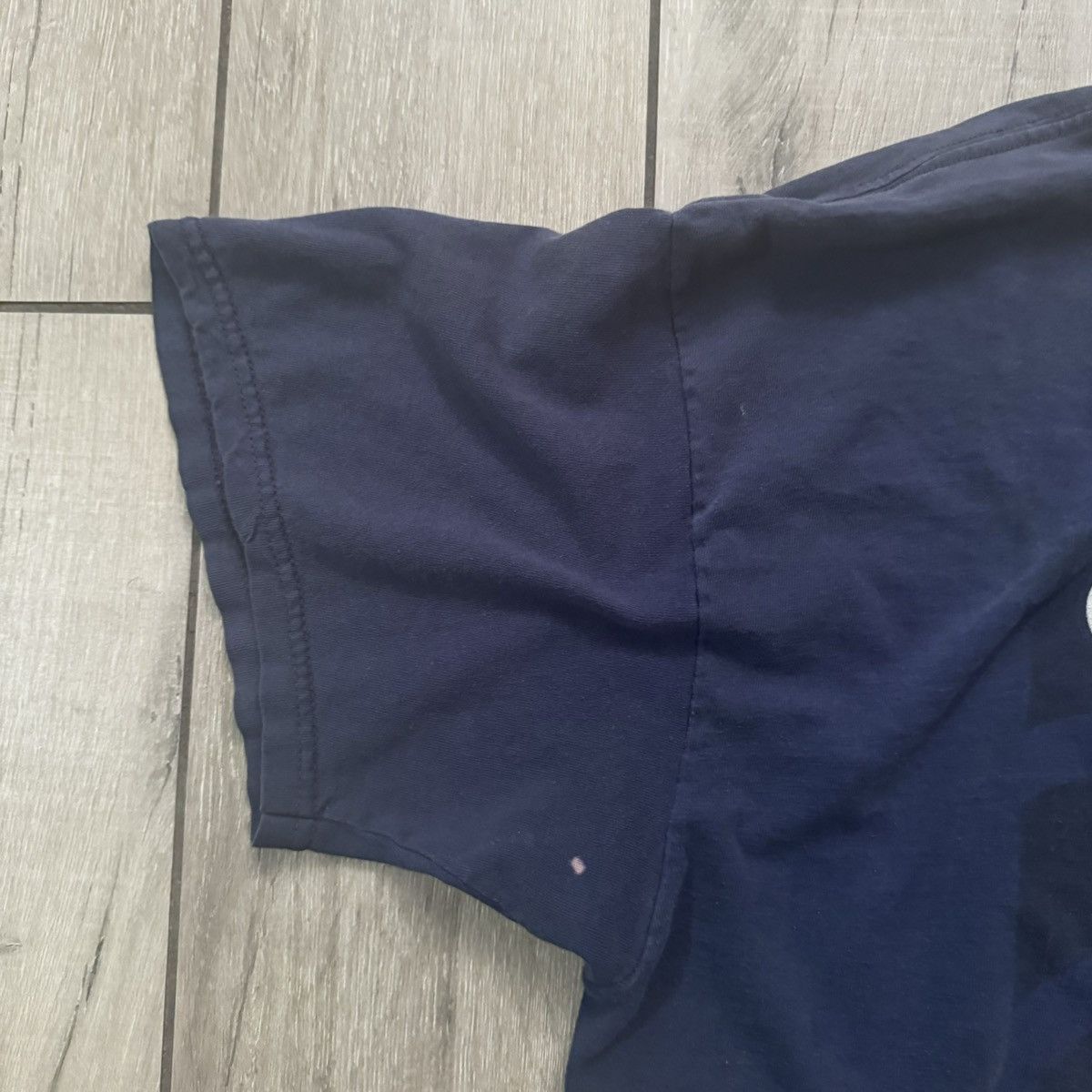 Nike × Stussy Vintage 90s Made In USA Blue Jordan Nike Graphic Tee XL Size US L / EU 52-54 / 3 - 2 Thumbnail