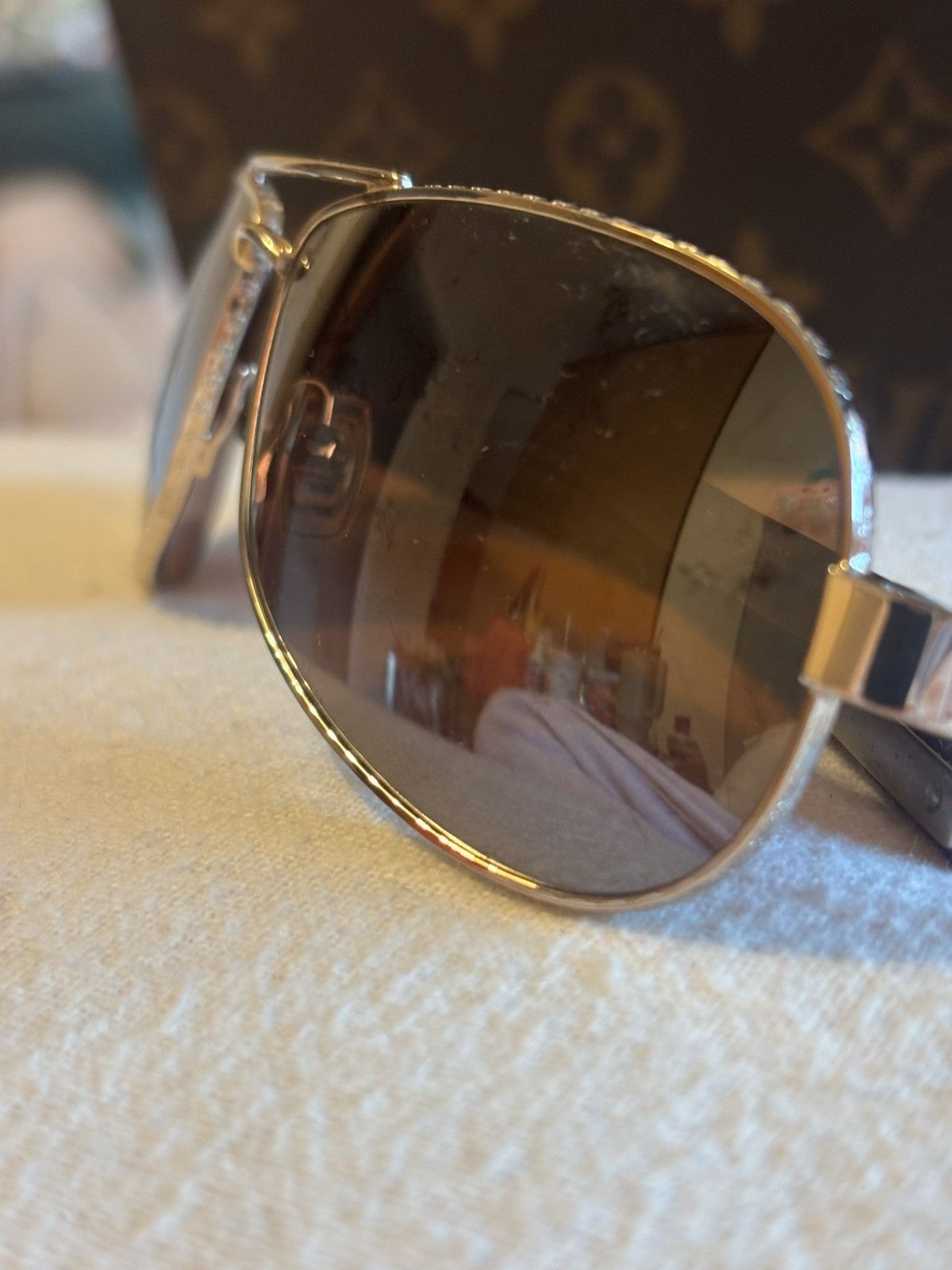 Chrome Hearts Chrome Hearts “Red Riot” aviator sunglasses. Size ONE SIZE - 12 Thumbnail