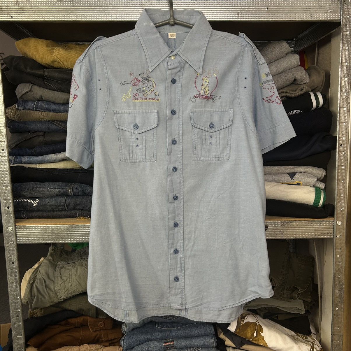 Diesel Vintage Diesel Big Logo Handmade y2k opium streetwear shirt Size US M / EU 48-50 / 2 - 1 Thumbnail