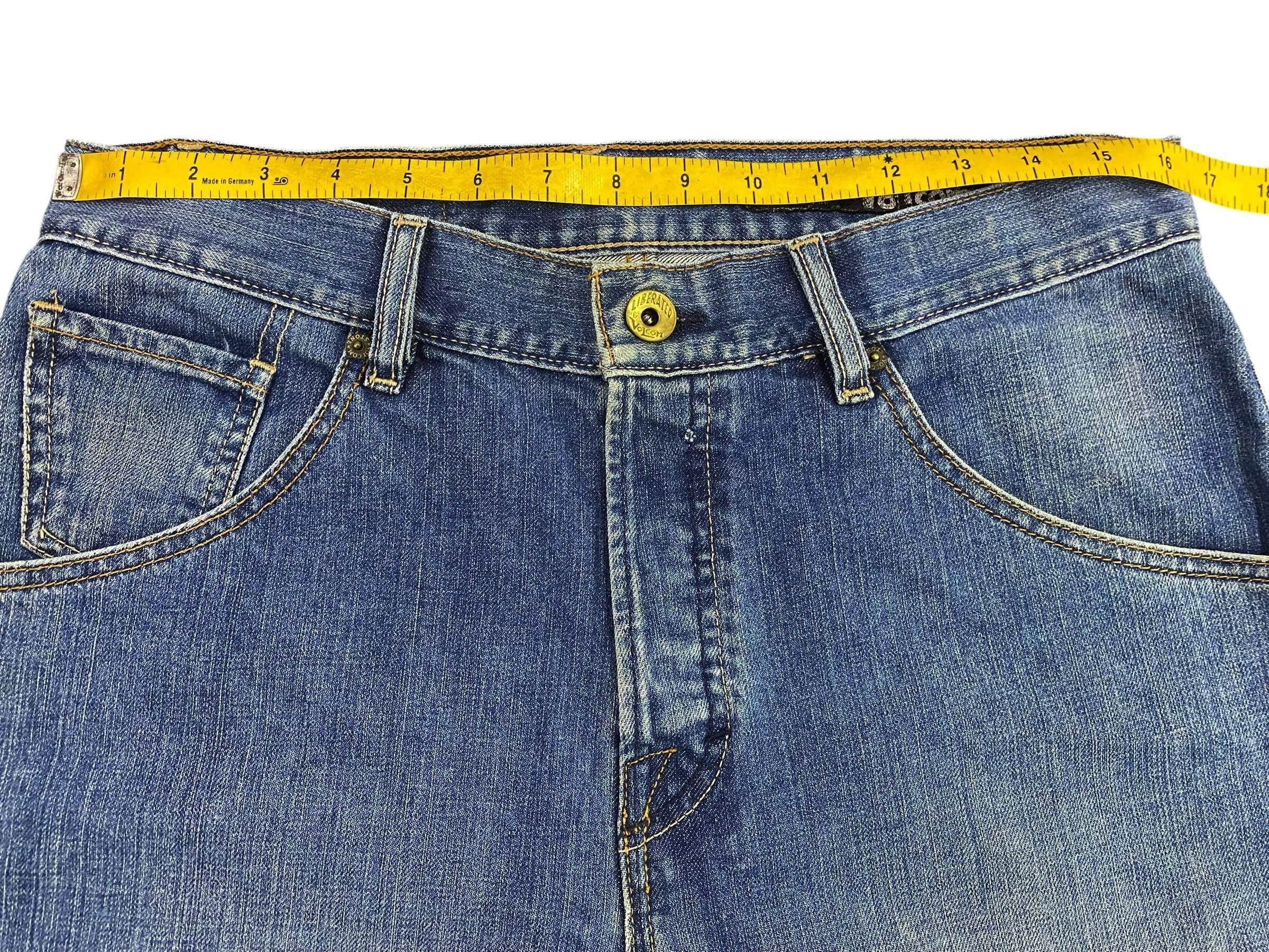 Volcom Volcom Baggy Jeans: Embroidered Hip Hop Skateboard Style Size US 33 - 14 Thumbnail