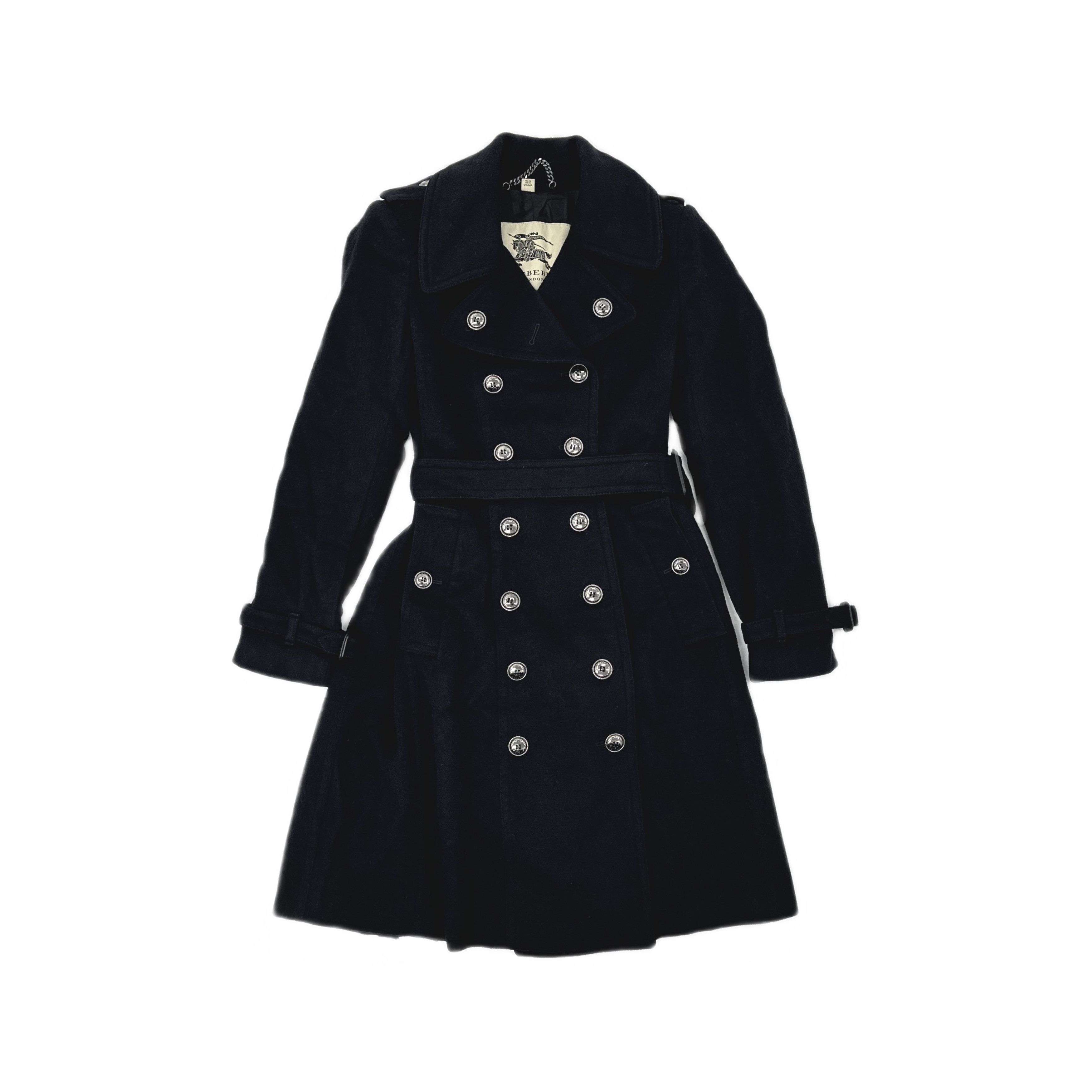 Burberry Burberry Double Breasted Wool Coat Size 40 Size S / US 4 / IT 40 - 1 Thumbnail