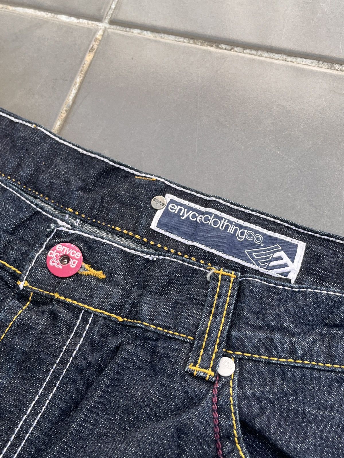 Enyce ENYCE Y2K EMBROIDERY BAGGY PANTS Size US 43 - 7 Thumbnail