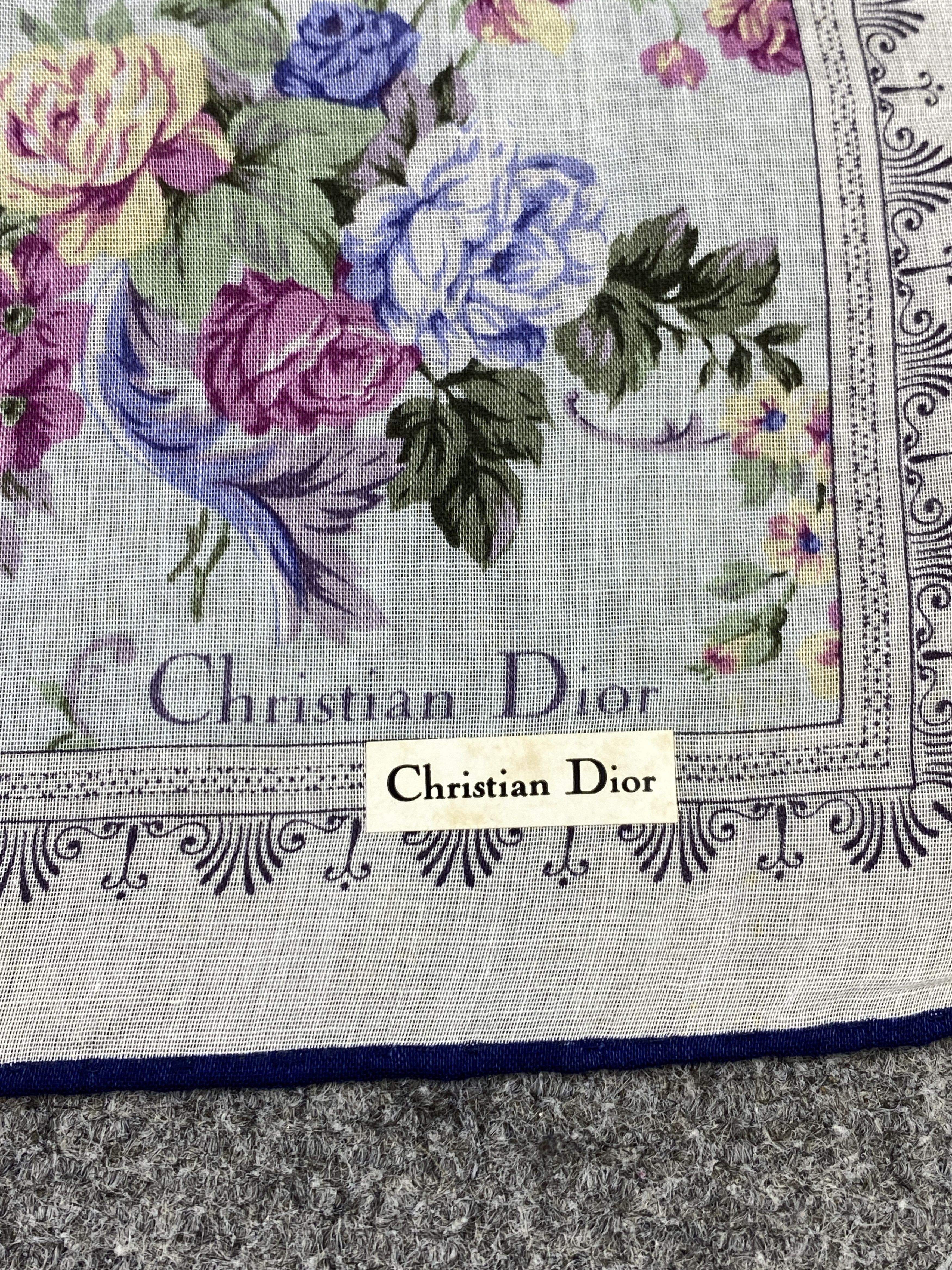 Dior Christian Dior Handkerchief / Neckerchief KT0176 Size ONE SIZE - 7 Thumbnail