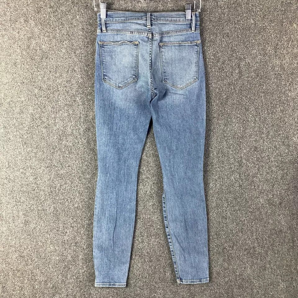 Frame Frame Jeans Women's 27 Le High Skinny Stretch Button Fly Size 27" / US 4 / IT 40 - 6 Thumbnail