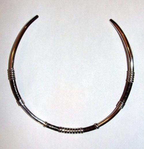 Handmade Sterling Silver Mexican Snakeskin Collar Necklace Size ONE SIZE - 3 Thumbnail