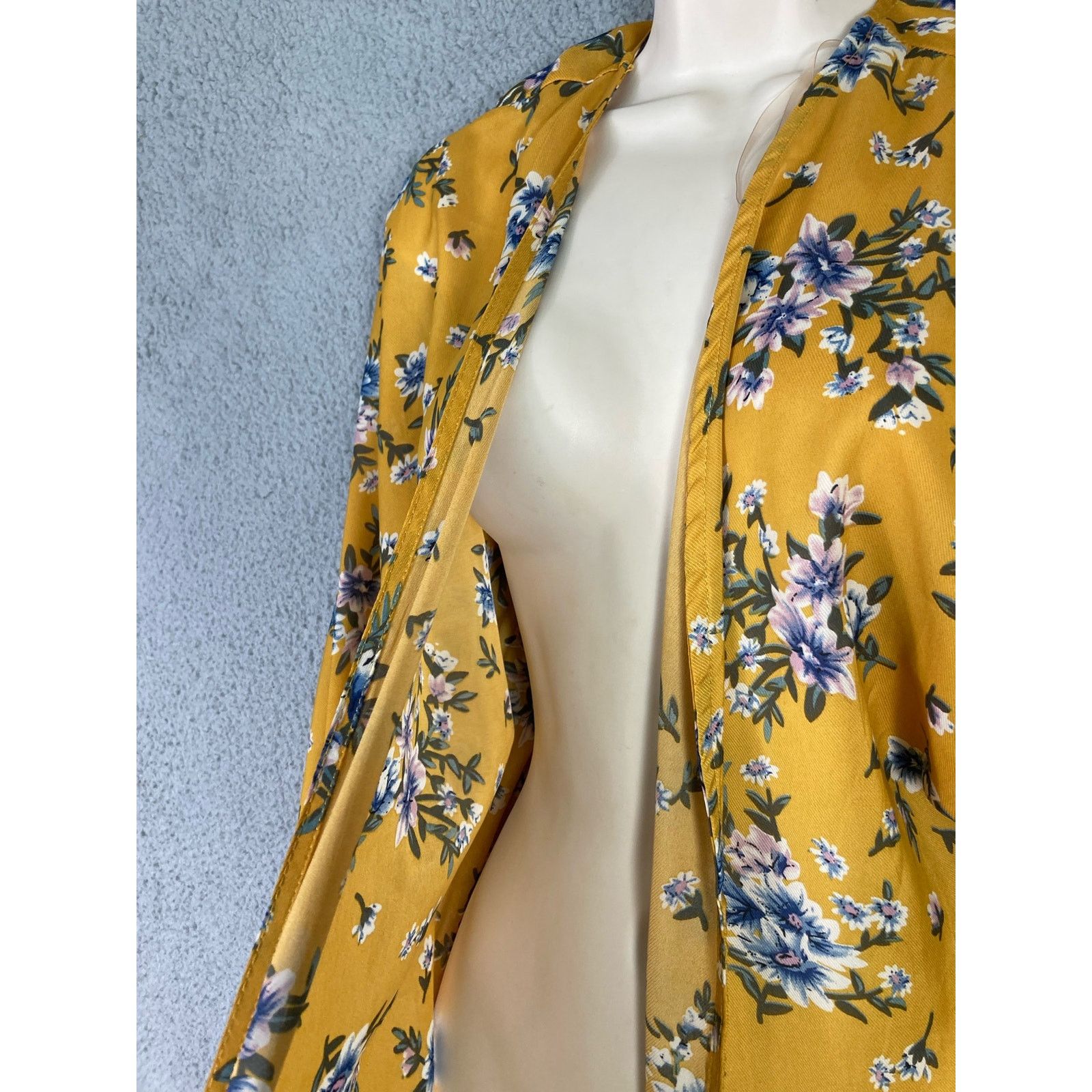 Other Yellow Floral Cardigan Women's M Available by Angela Fashion Size M / US 6-8 / IT 42-44 - 7 Thumbnail