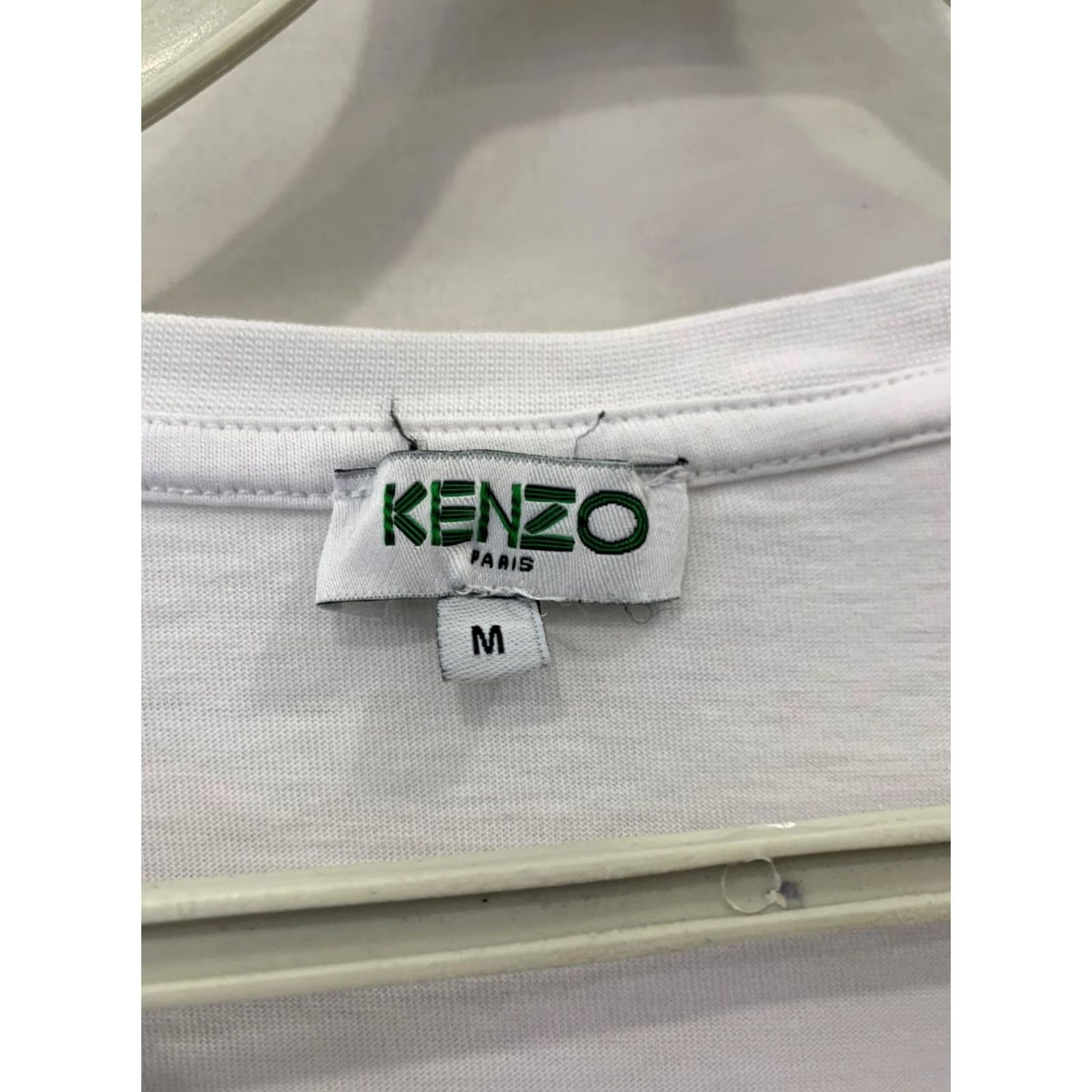 Kenzo Kenzo Paris Tiger Head Embroidered T-Shirt White M Men Size US M / EU 48-50 / 2 - 3 Thumbnail