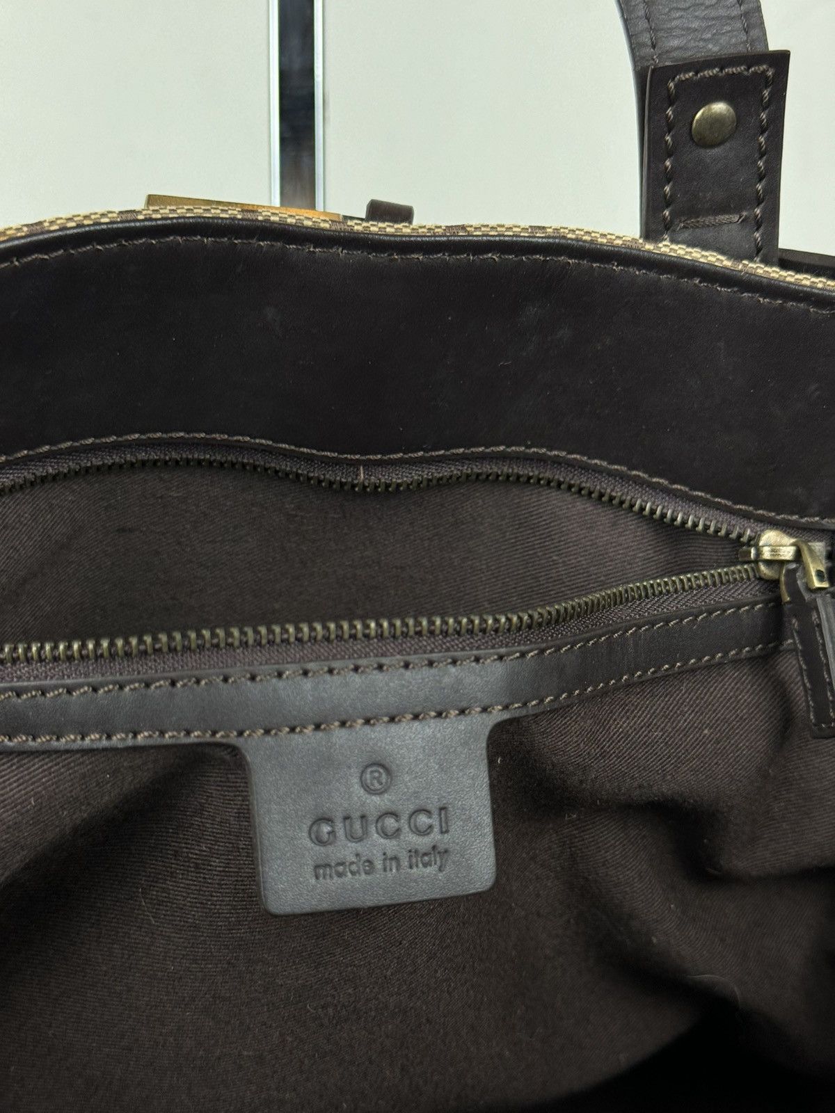 Gucci Vintage shoulder bag Gucci Belted GG original luxury item Size ONE SIZE - 6 Thumbnail