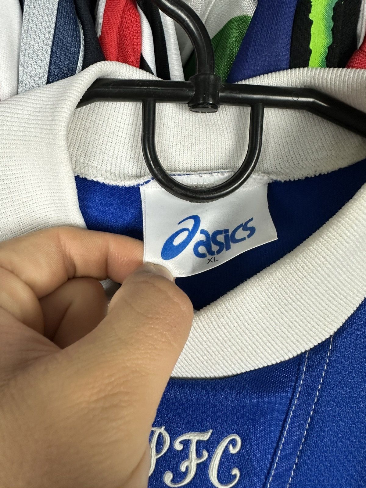 Asics Portsmouth FC 1995-97 Football Shirt Soccer JerseyAsics Size US XL / EU 56 / 4 - 6 Thumbnail