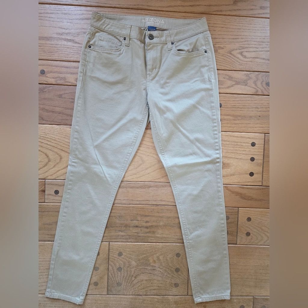 Arizona Jean Co. Arizona Jean Company Tan Skinny Jeans Size 28" / US 6 / IT 42 - 1 Thumbnail