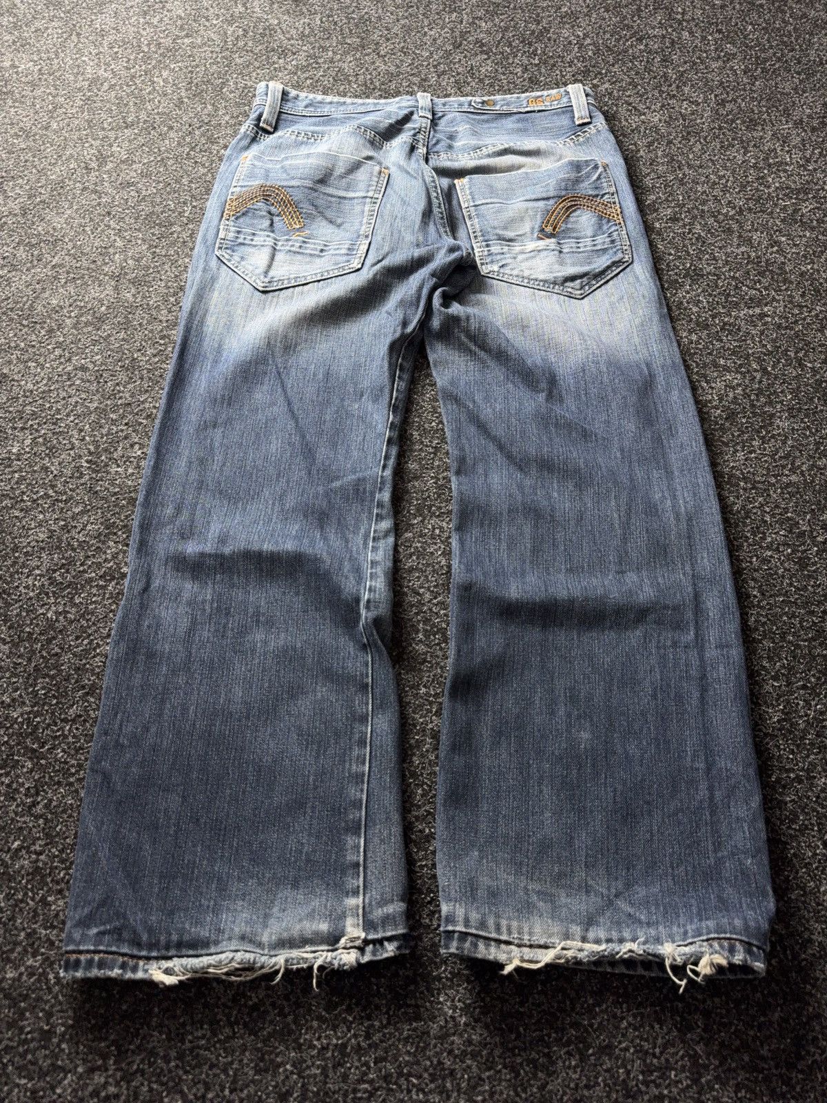 G-Star 00s Retro Y2K G-Star RAW Men’s Straight Leg Denim Jeans Size US 32 / EU 48 - 14 Thumbnail