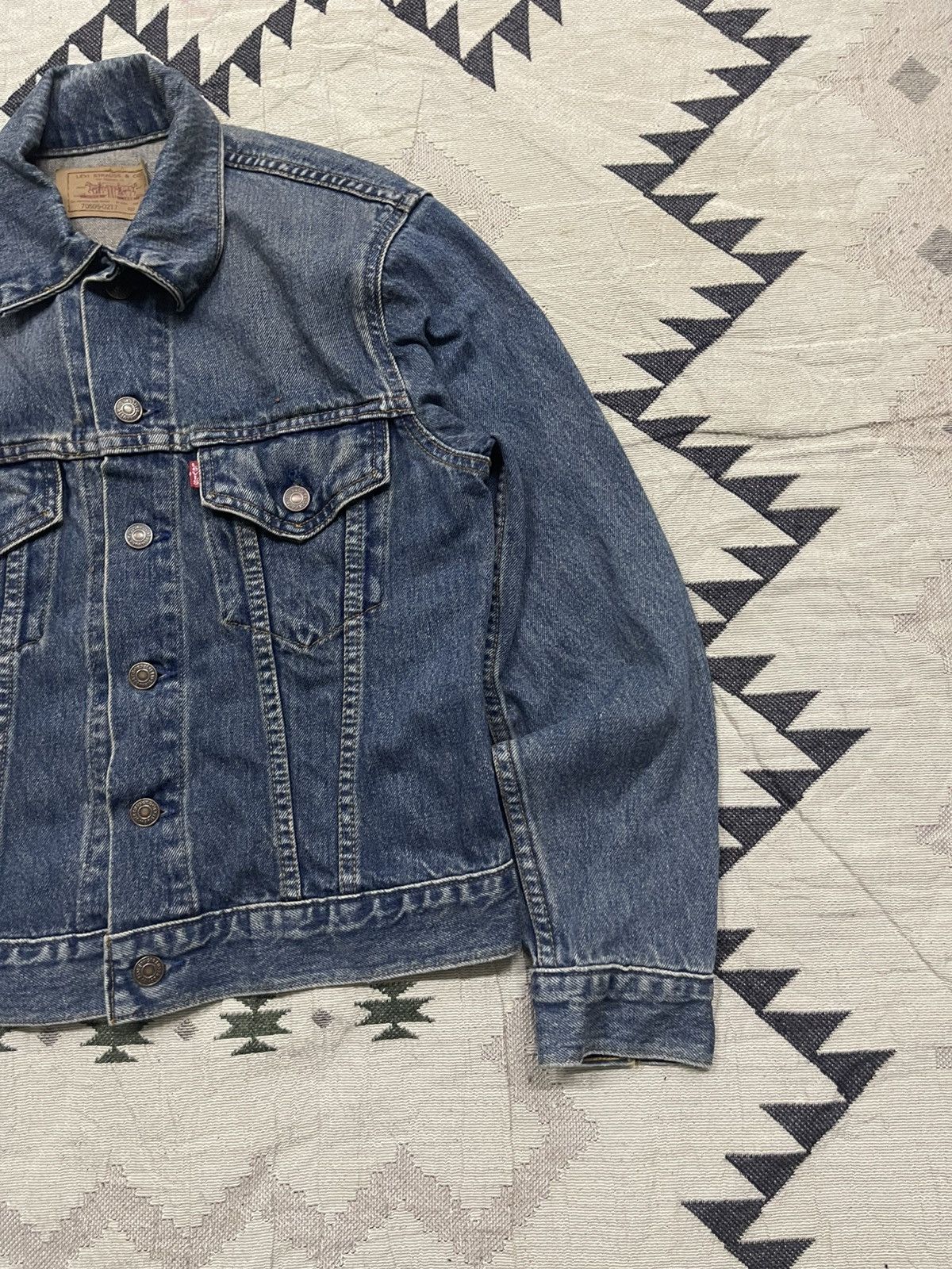 Levi's Vintage Clothing VINTAGE LEVIS DENIM JEANS TRUCKER JACKET SZ34 Size XXS / US 00 / IT 34 - 5 Thumbnail