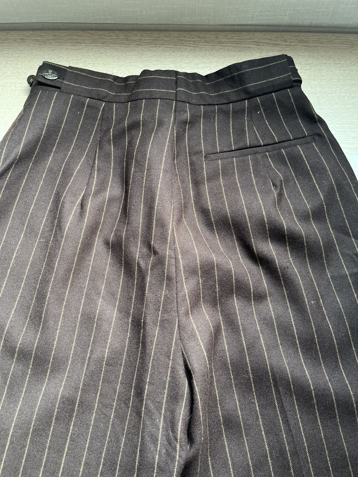 Vivienne Westwood 10 Vivienne Westwood vintage hourglass pinstripe pants Size 28" / US 6 / IT 42 - 8 Thumbnail