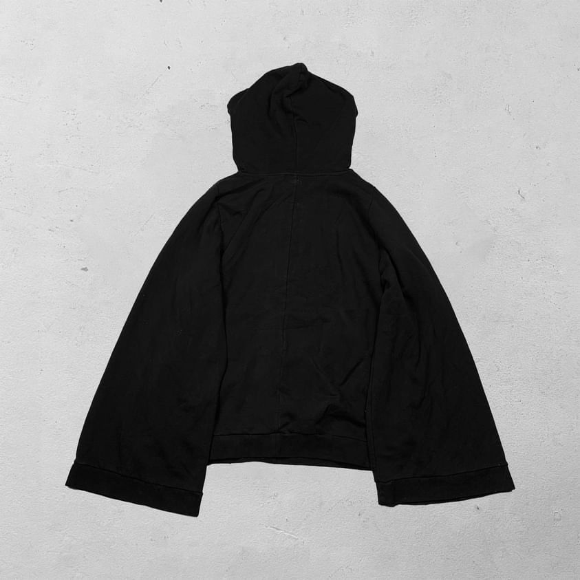 Handmade Rustial Black Wide Arm Wizard Hoodie Size US S / EU 44-46 / 1 - 2 Thumbnail