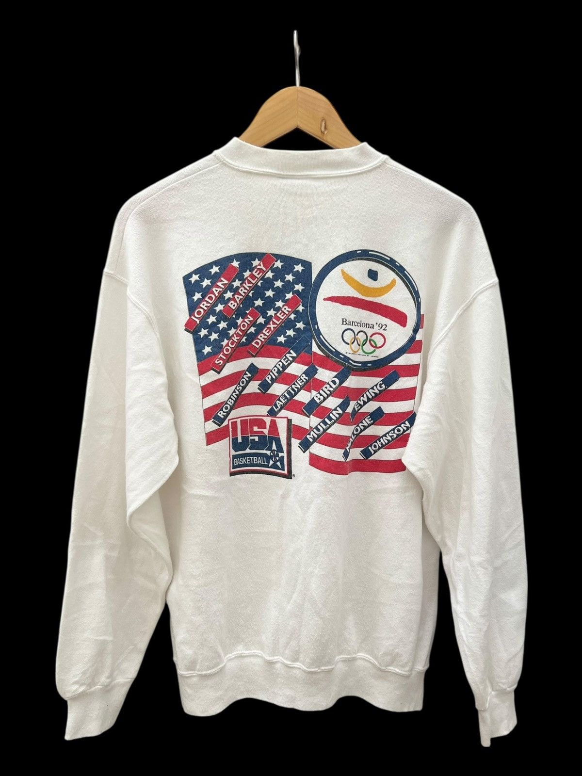 NBA Vintage USA Dream Team Olympic Champions Sweatshirt Size US L / EU 52-54 / 3 - 2 Thumbnail