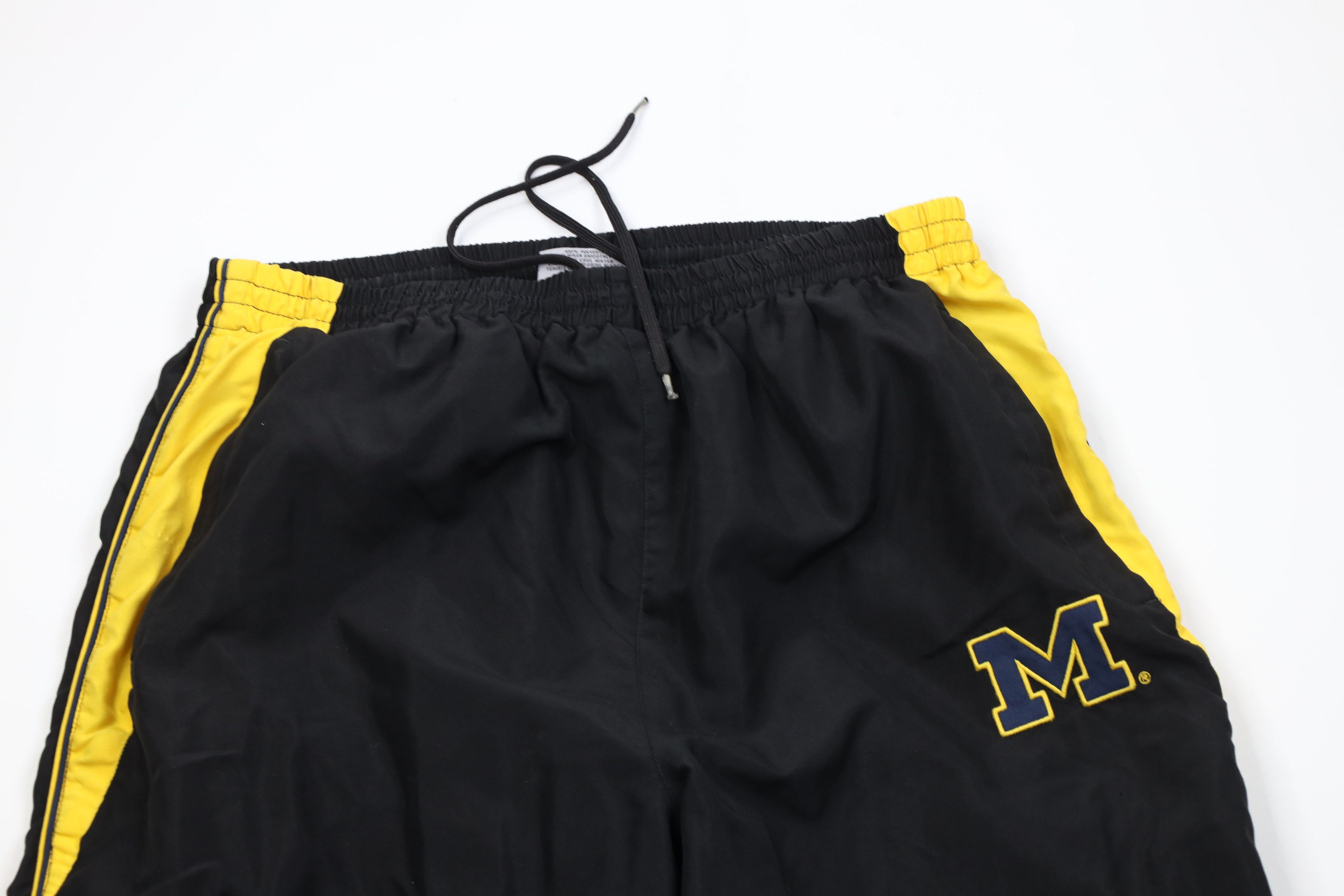 Vintage Vintage 90s Y2K Lined University of Michigan Wide Leg Pants Size US 38 / EU 54 - 2 Thumbnail