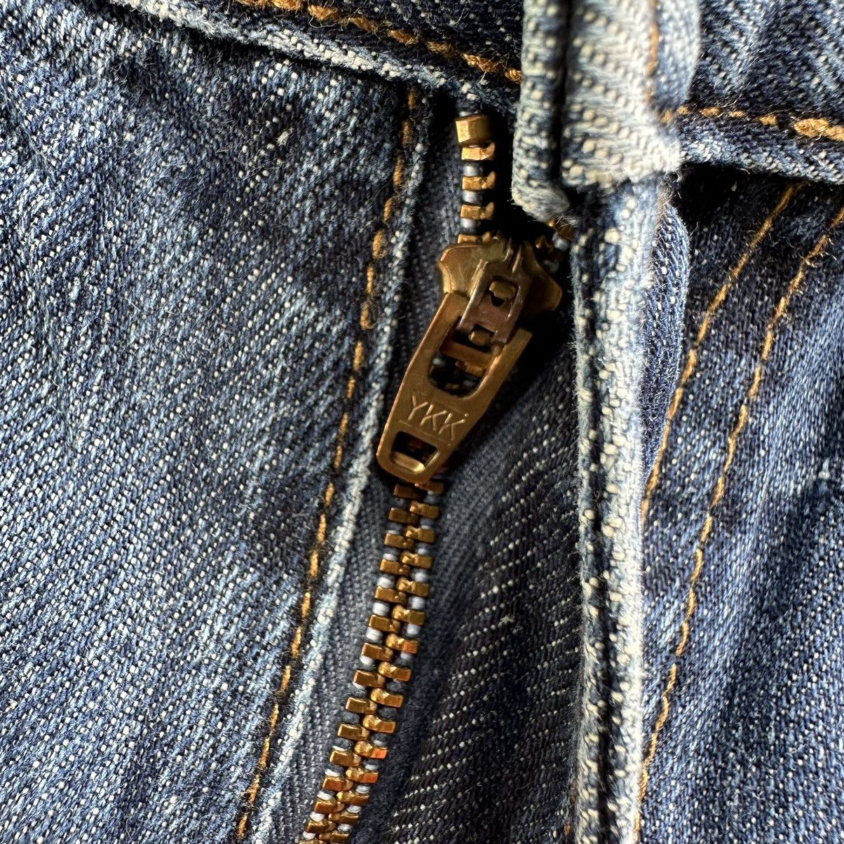 Japanese Brand Vintage Japanese Jean Distressed Faded Denim Pant W33 Size US 33 - 7 Thumbnail