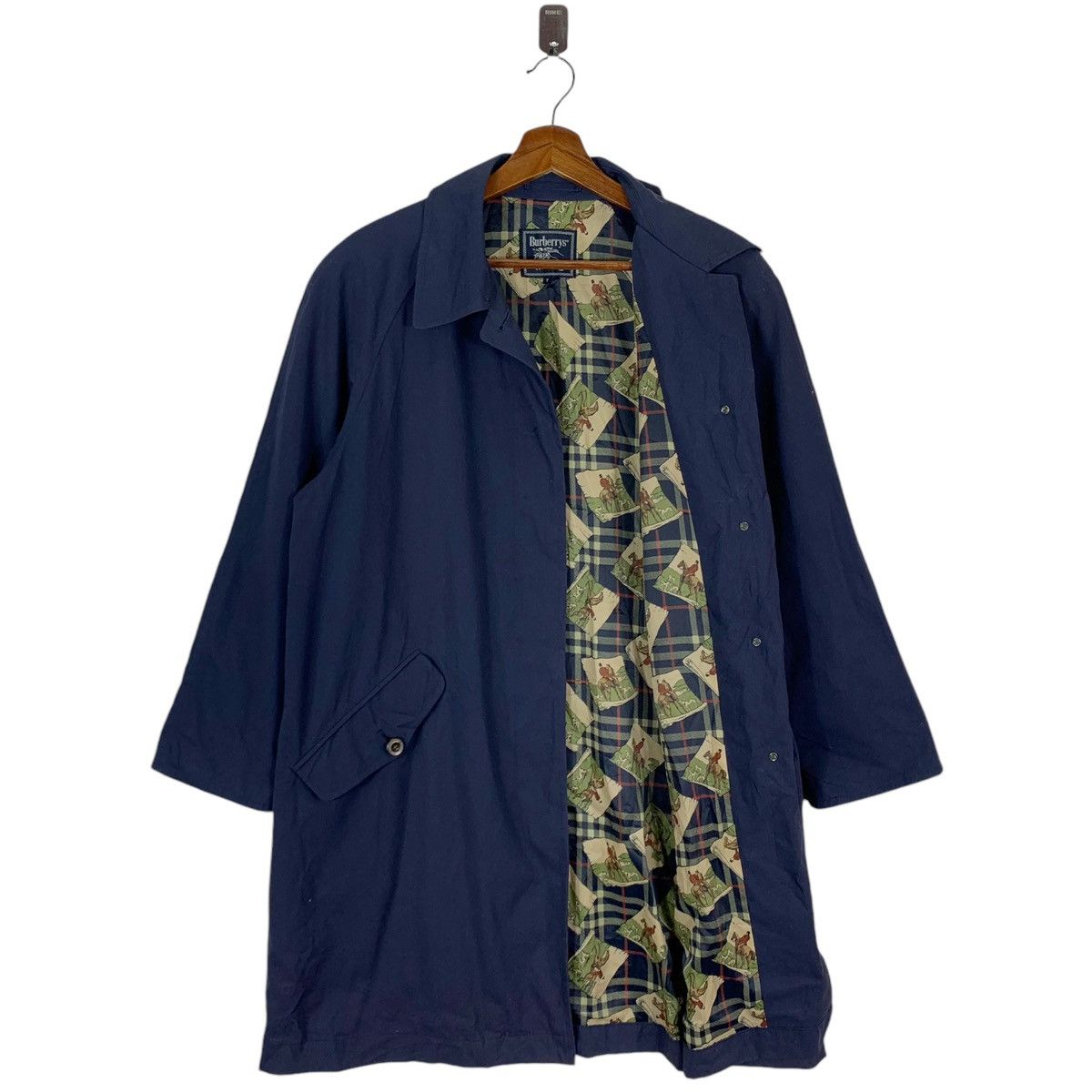 Burberry × Burberry Prorsum Vintage Burberrys Of London Photo Print Horse Overcoat Size US M / EU 48-50 / 2 - 1 Thumbnail