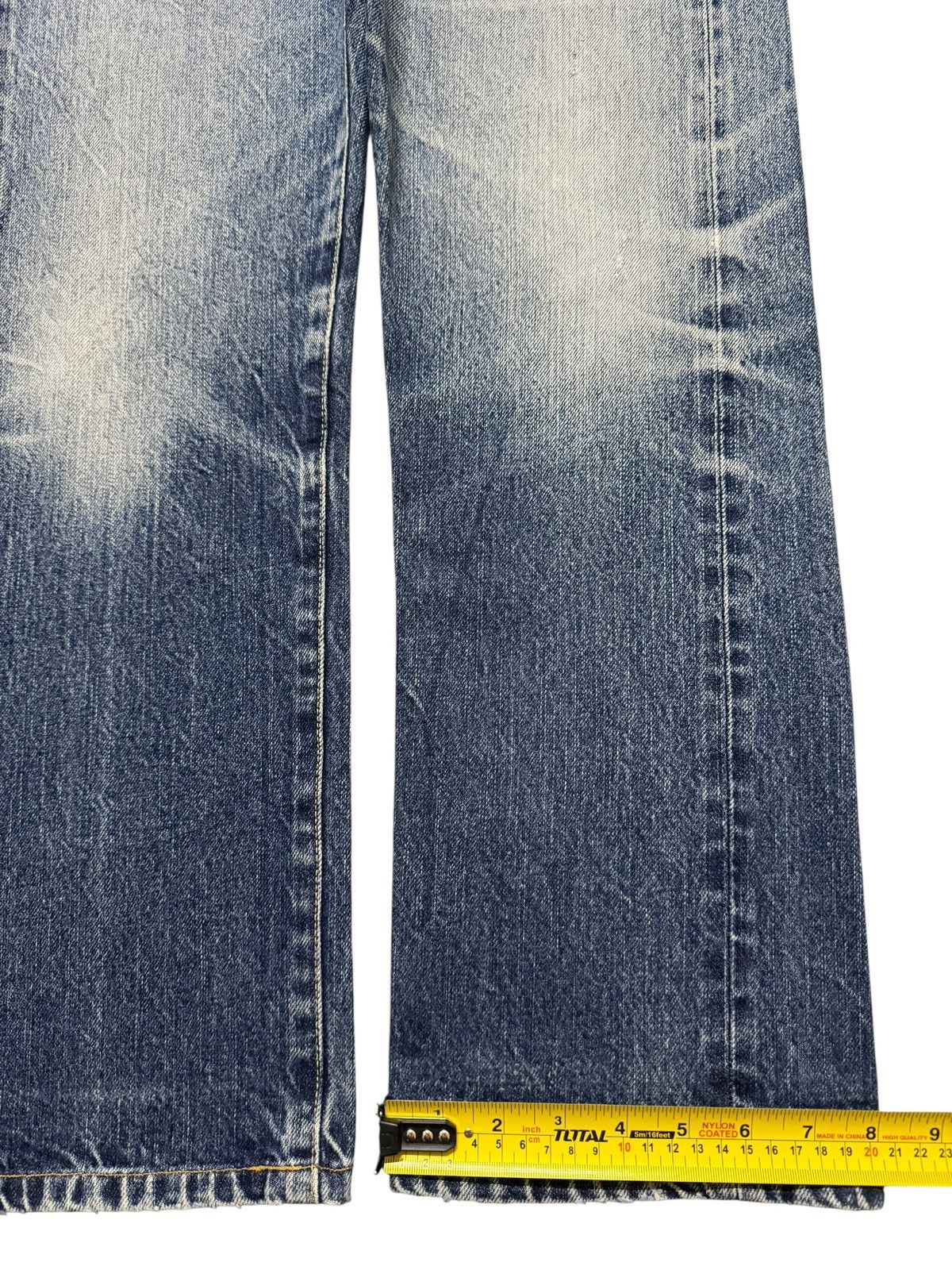 Uniqlo Vintage Y2K Japan Uniqlo Selvedge Faded Whiskers Loose Fits Size US 32 / EU 48 - 14 Thumbnail