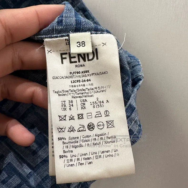 Fendi Fendi Full Print Time F Short Sleeve Shirt Size XS / US 0-2 / IT 36-38 - 4 Thumbnail