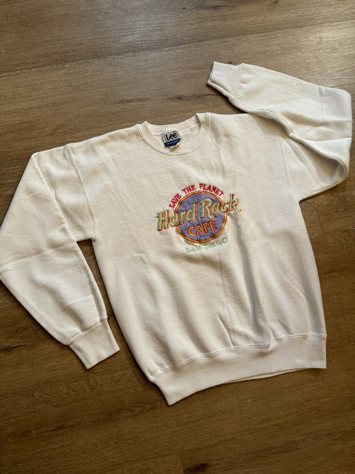 Hard Rock Cafe × Lee × Vintage Vintage Hard Rock San Diego Crew Neck Embroidered Sweatshirt Size US M / EU 48-50 / 2 - 9 Thumbnail