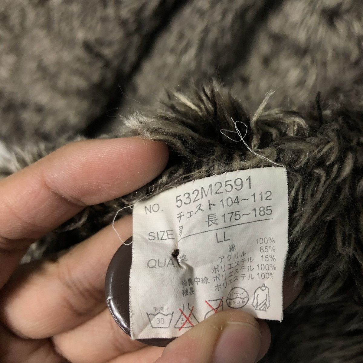 Japanese Brand 🔥VINTAGE BIKER JACKET WORK PLANT BLANKET FUR ISSEY MIYAKE Size US L / EU 52-54 / 3 - 20 Thumbnail