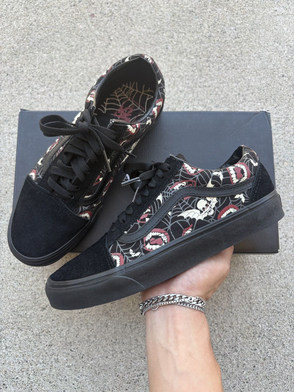 Vans 2023 Vans Old Skool “Glow Frights” Men’s Size 8.5 Size US 8.5 / EU 41-42 - 1 Thumbnail