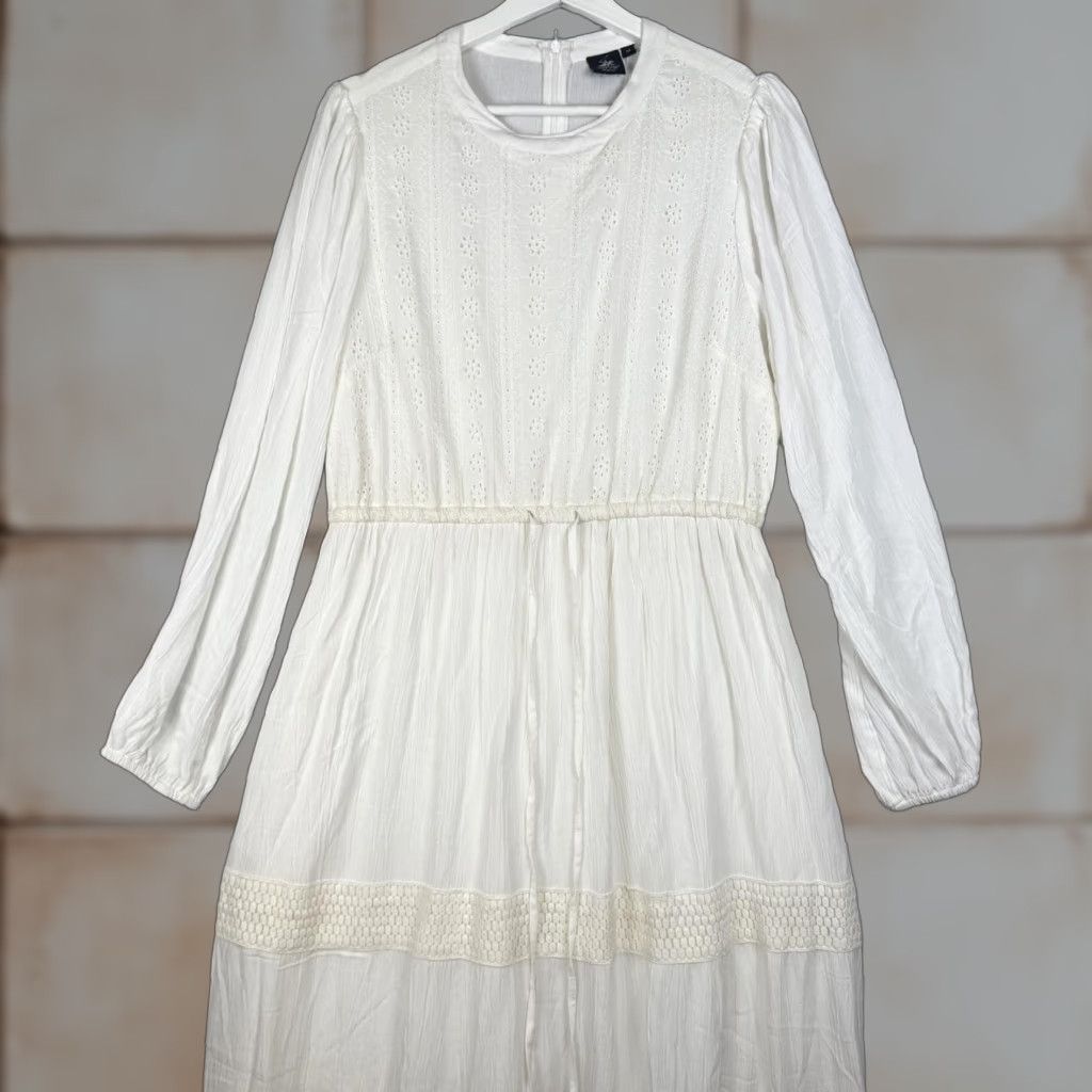 Beverly Hills Polo Club VINTAGE Beverly Hills Polo Club Dress Maxi White Tiered Womens M Size M / US 6-8 / IT 42-44 - 1 Thumbnail