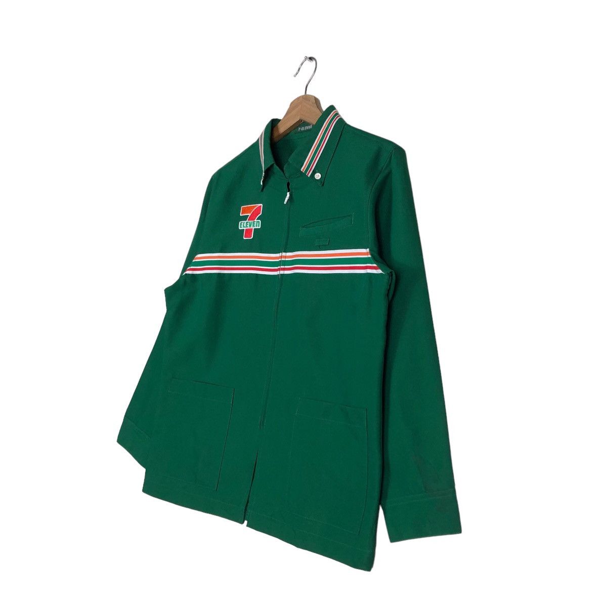 Japanese Brand 🔥Vintage Work Jacket 7-Eleven Big Logo Spell Out Size US M / EU 48-50 / 2 - 2 Thumbnail