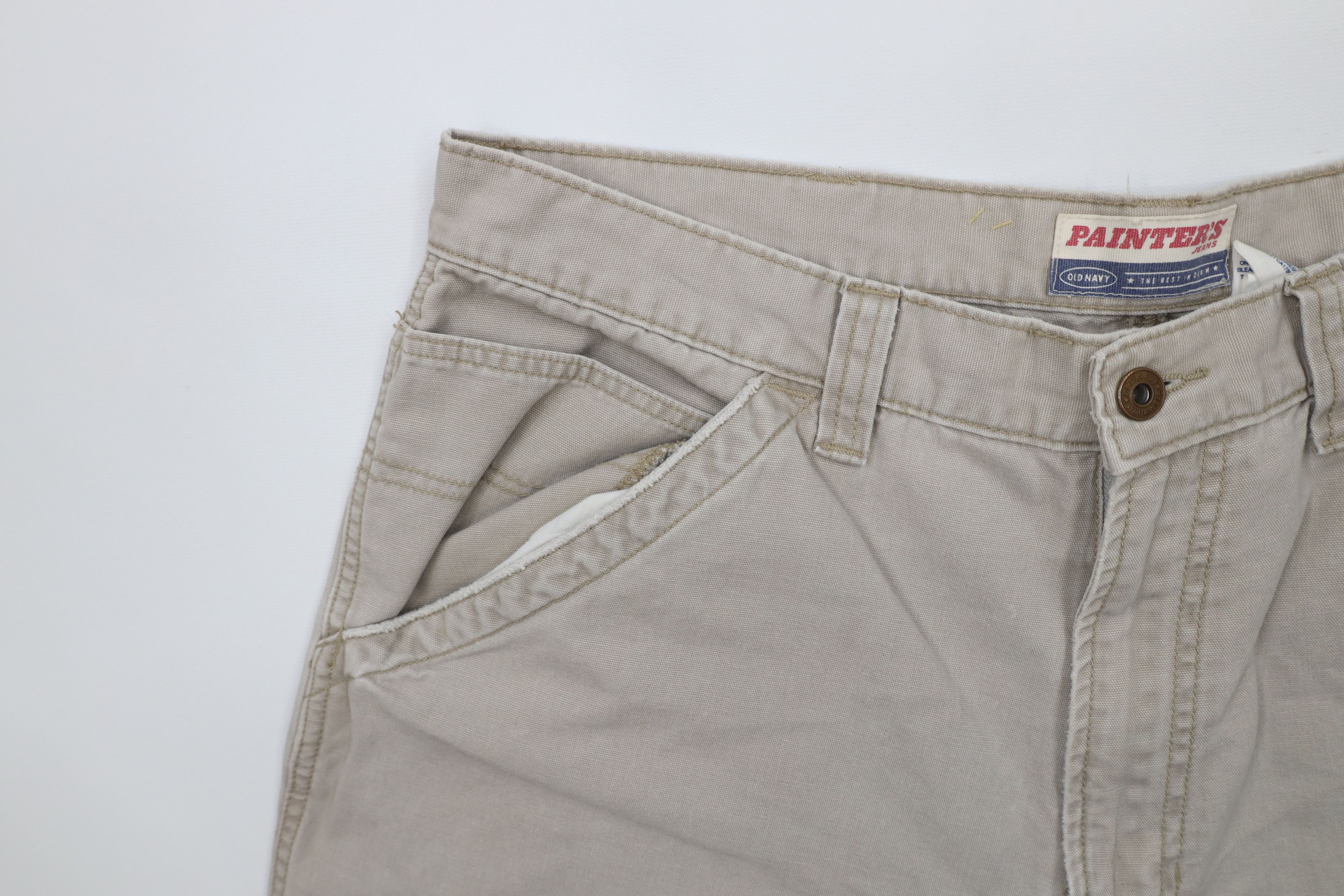 Old Navy × Vintage Vintage Y2K 2003 Old Navy Wide Leg Painters Jeans Pants Size US 38 / EU 54 - 7 Thumbnail