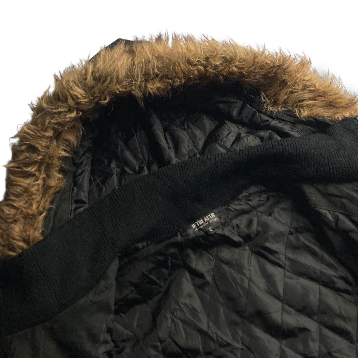 If Six Was Nine 🇯🇵 IN THE ATTIC PUNK GOTHIC DETACHABLE FUR HOODIE JACKET Size US L / EU 52-54 / 3 - 18 Thumbnail