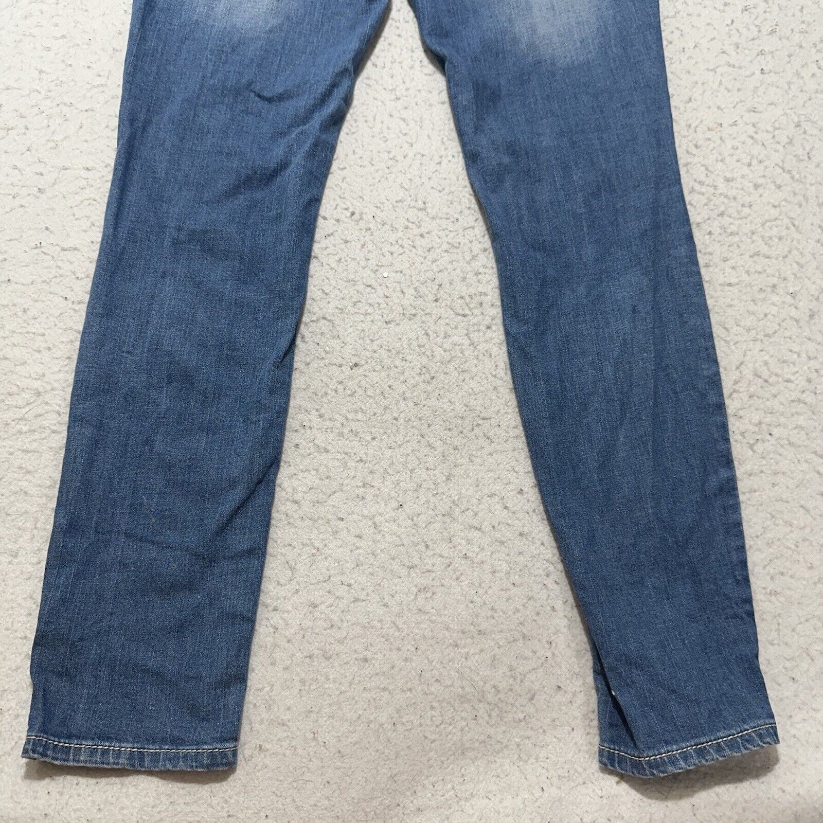 Request Jeans Request Jeans 32x30 Y2K Low Rise Blue Embellished Pocket Size 32" / US 10 / IT 46 - 8 Thumbnail