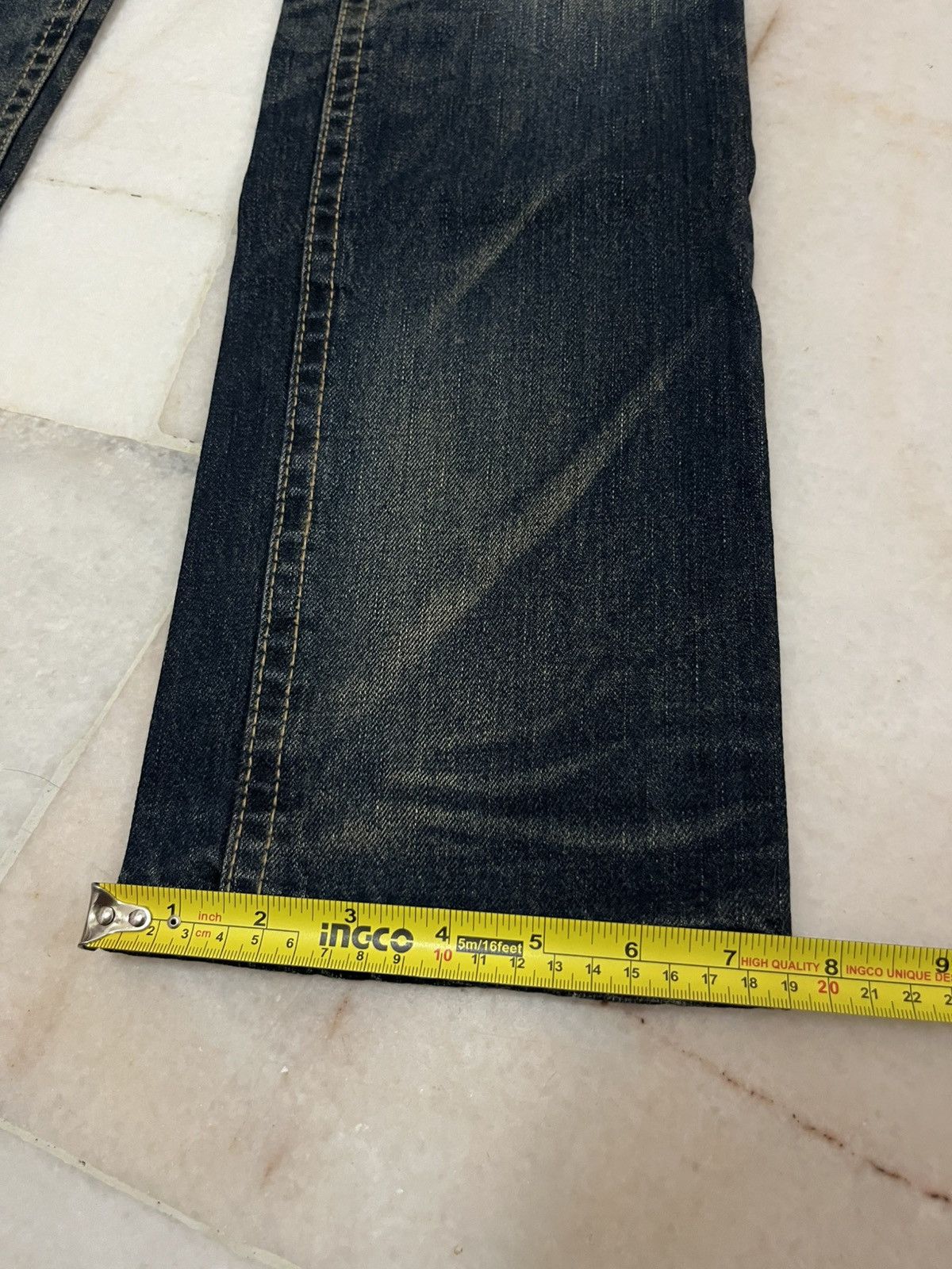Japanese Brand Yoshitomo Nara Lolita Denim Jeans Size US 30 / EU 46 - 19 Thumbnail