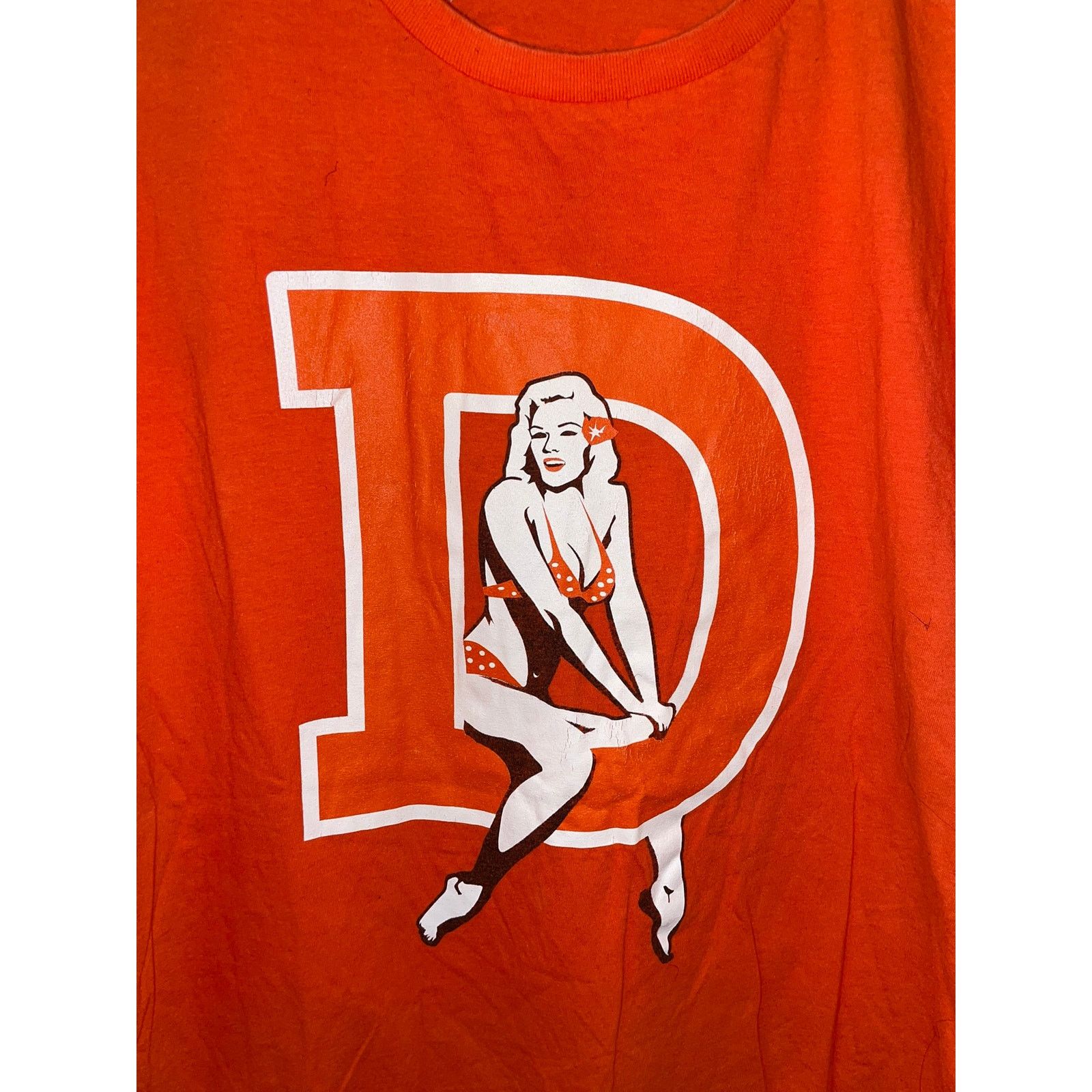 Anvil 2010s Anvil Denver Broncos Babe Football Shirt XL X-Large Size US XL / EU 56 / 4 - 2 Thumbnail