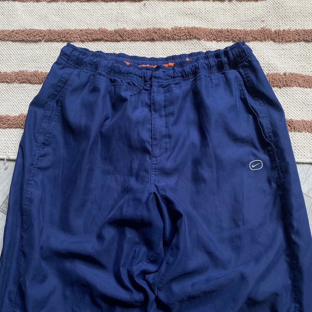 Nike NIKE Y2K BAGGY SPRTSDLX DRILL NYLON TRACK PANTS Size US 36 / EU 52 - 2 Thumbnail