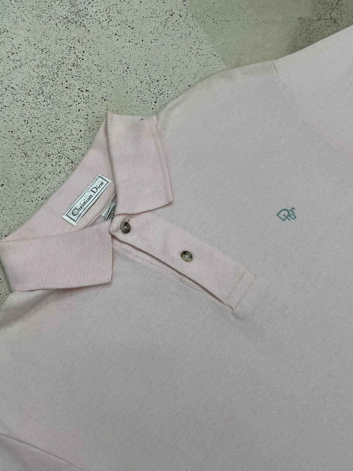 Christian Dior Monsieur Vintage Christian Dior Embroidered Soft Pink USA Made Size US S / EU 44-46 / 1 - 6 Thumbnail