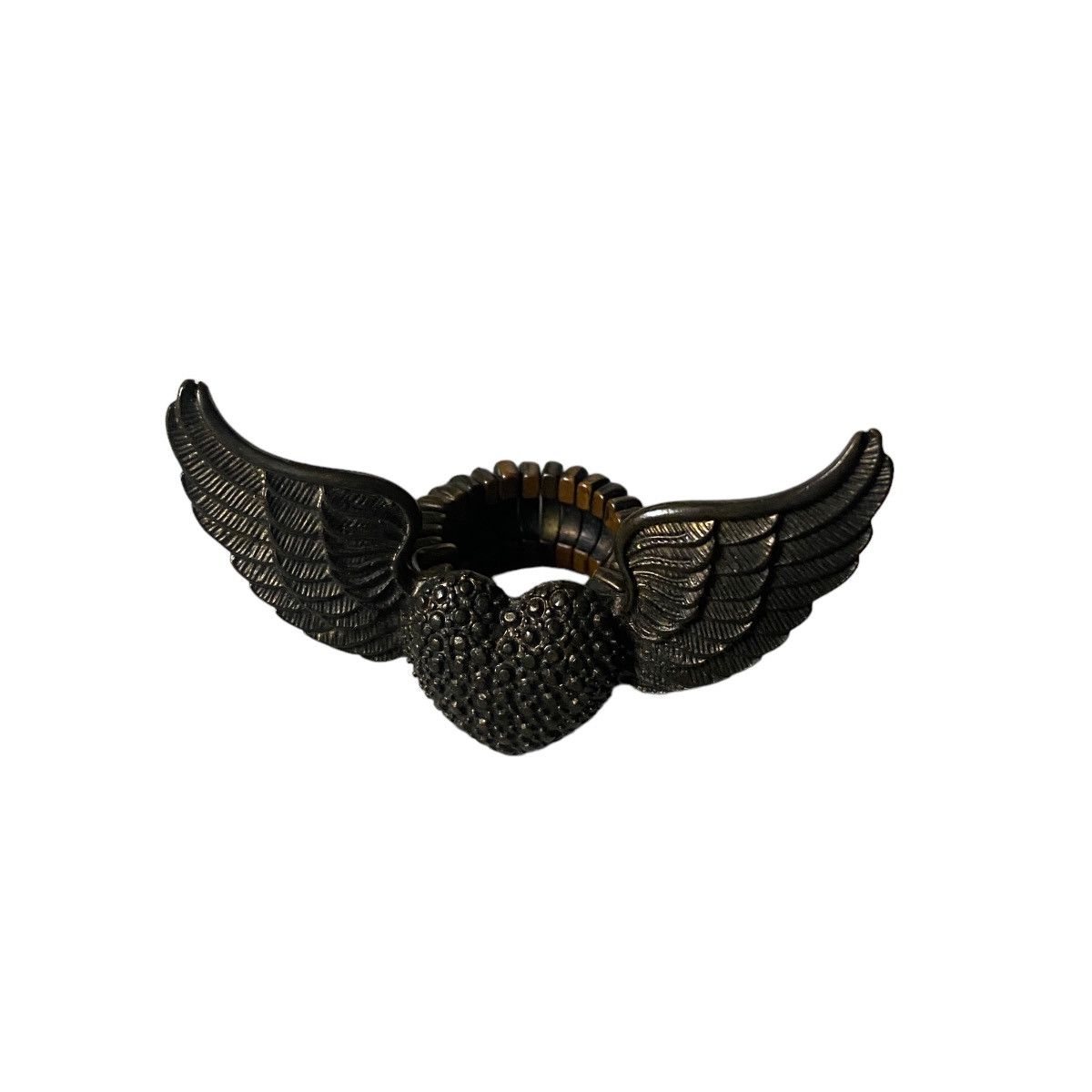 Steam Punk Heart Wing Junk Heaven Style Ring