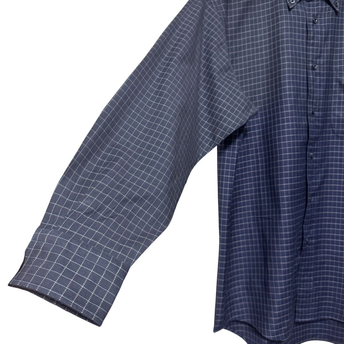 Burberry Burberry Gray Plaid Button Down Longsleeve Shirt Size US L / EU 52-54 / 3 - 5 Thumbnail