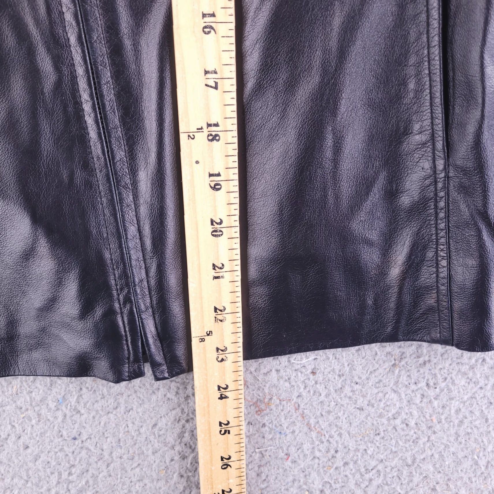 Vintage Apostrophe Jacket Womens 14 Leather Black Real Genuine Zip Jacket Women 14 Black Leather Zip Basic Jacket Mens Womens? Size XL / US 12-14 / IT 48-50 - 4 Thumbnail