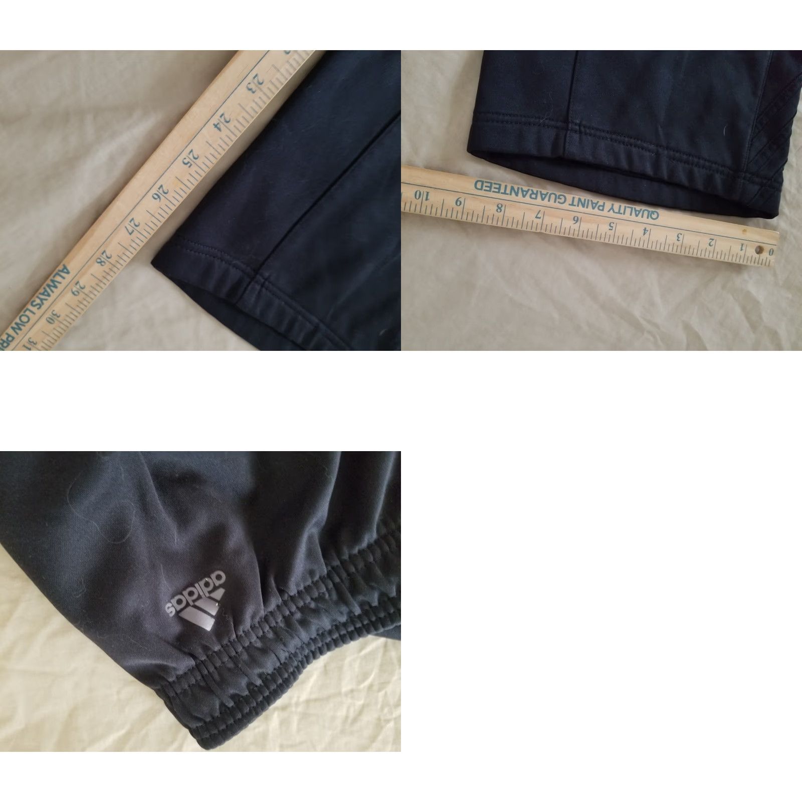 Adidas Womens adidas Pants M Medium Black Athletic Gym Workout Legging Yoga Capri Size 32" / US 10 / IT 46 - 8 Thumbnail