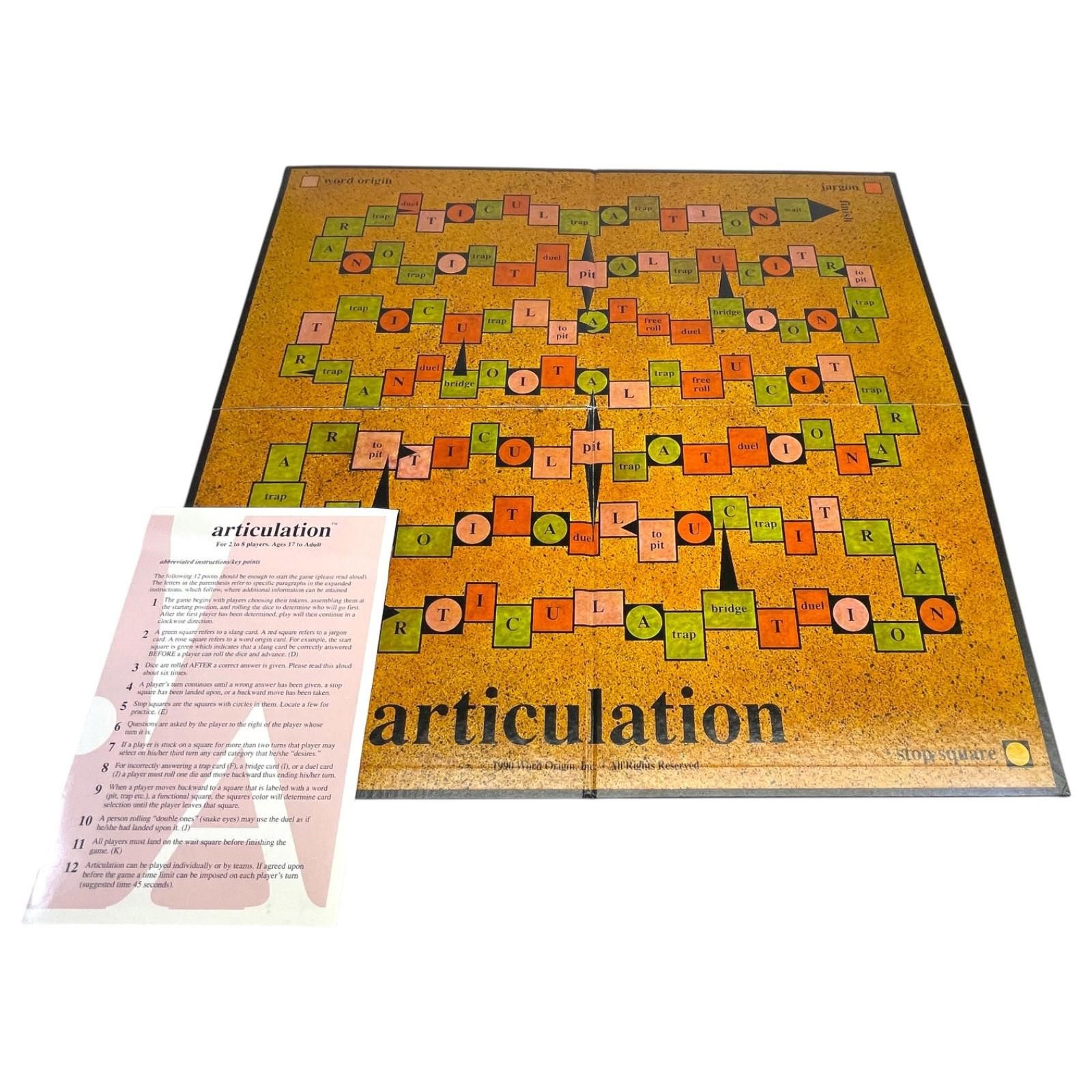 Other Articulation Board Game Vintage 1980s 100% Complete Hasbro Size ONE SIZE - 7 Thumbnail
