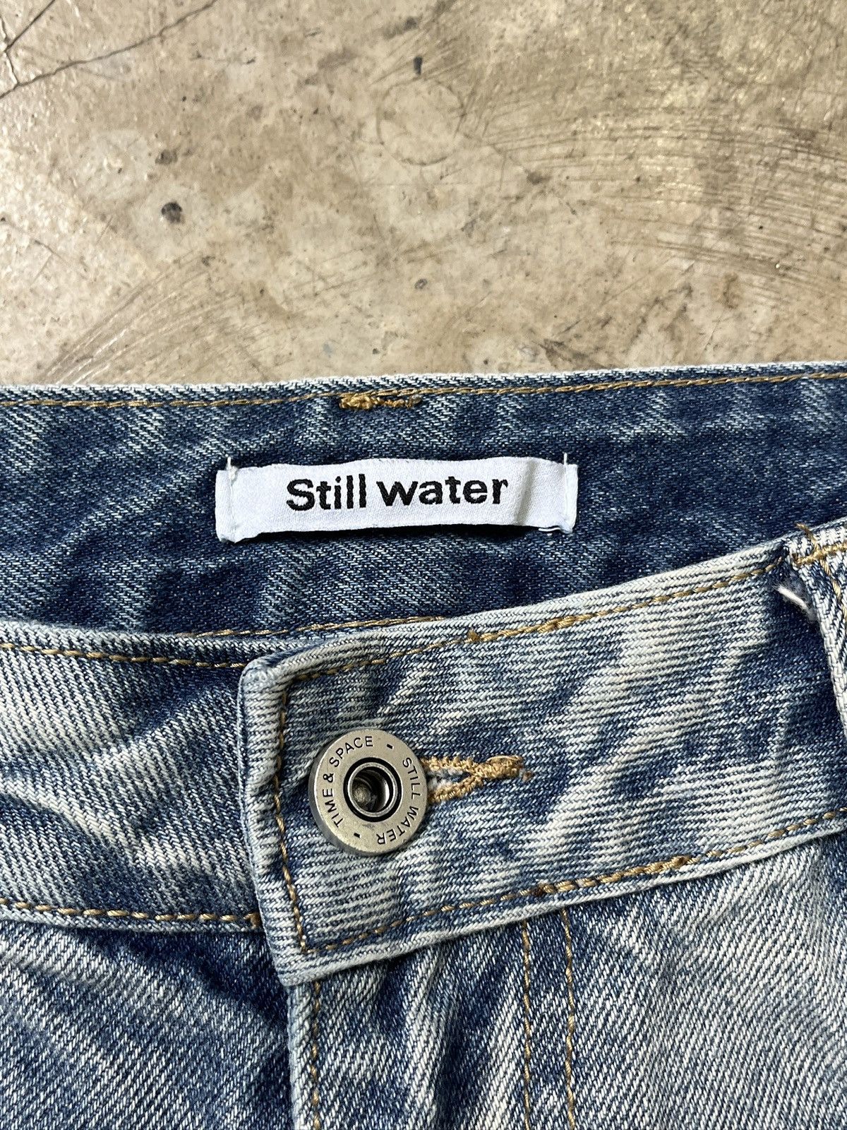 Other Still Water Distressed Reworked Denim Jeans (unisex) Size US 29 - 20 Thumbnail