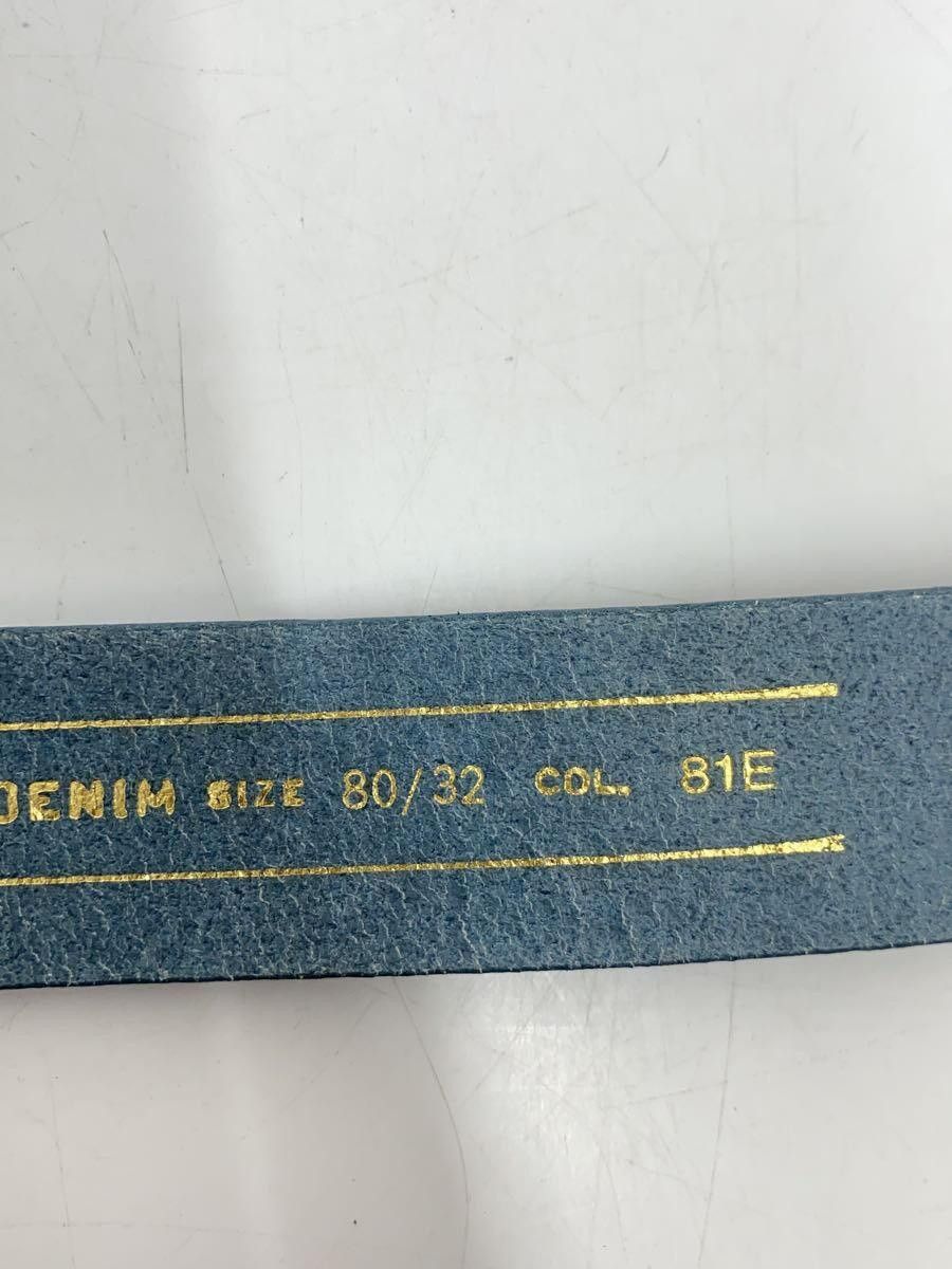 Diesel Diesel Barasco Leather Denim Belt Blue Size ONE SIZE - 9 Thumbnail