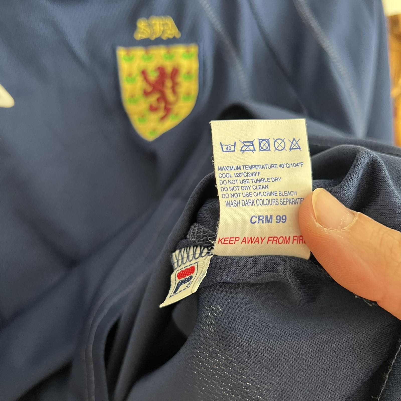 Fila × Vintage Vintage Scotland Fila Soccer Jersey Home Shirt 00s Size US S / EU 44-46 / 1 - 5 Thumbnail