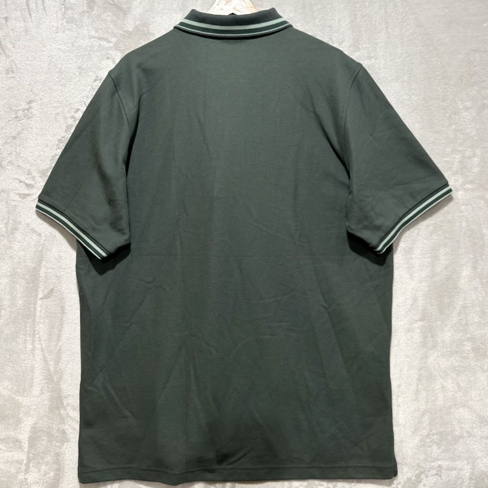 Psycho Bunny Psycho Bunny Pierce Pique Polo Shirt Men 2XL Green Short Sleeve Ribbed Cuffs NWT Shirt Polo Mens Green 2XL Size US XXL / EU 58 / 5 - 2 Thumbnail