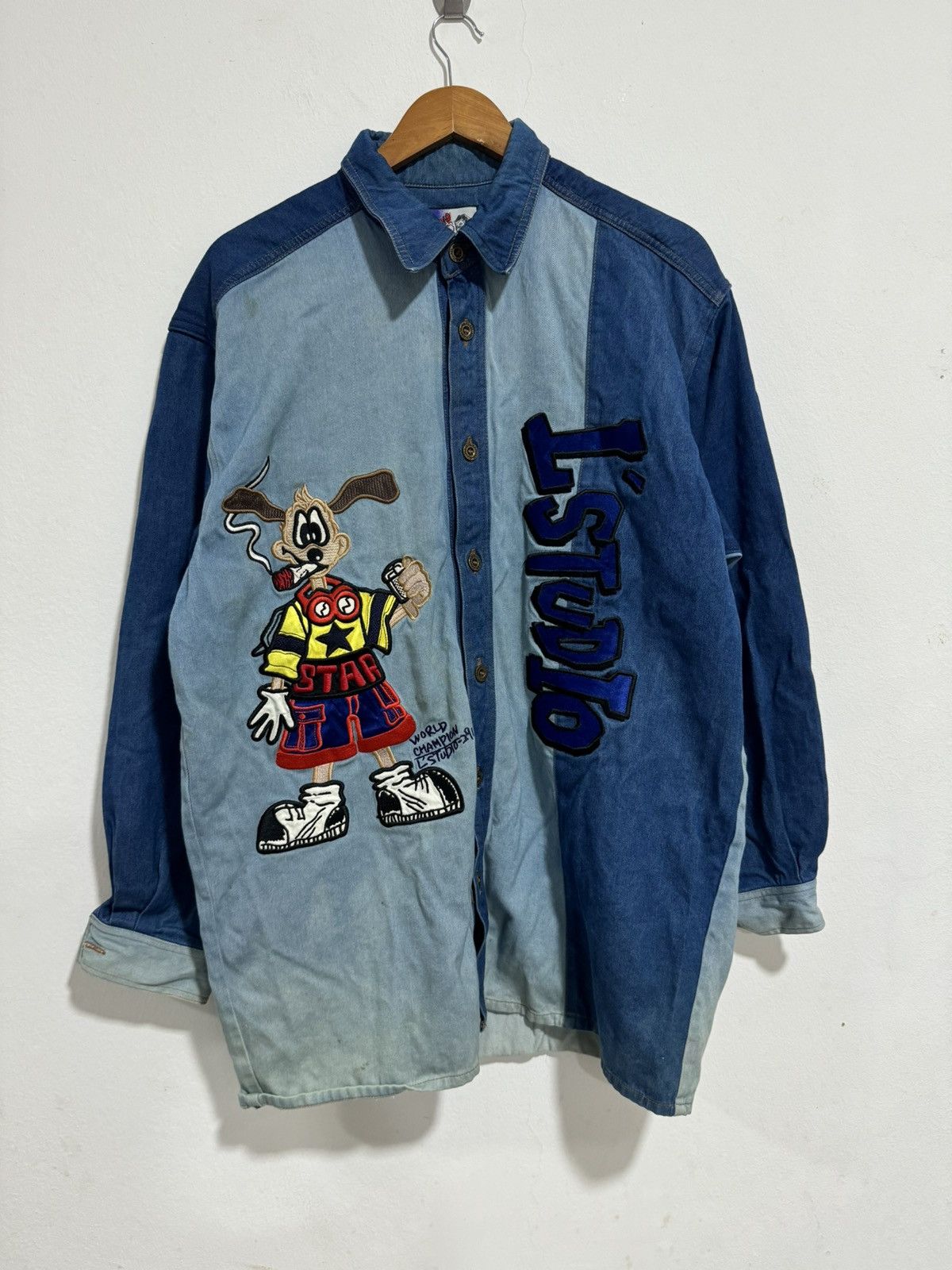 Cartoon Network × Japanese Brand × Vintage Vintage L’Studio Cartoon Button up Jacket Size US L / EU 52-54 / 3 - 1 Thumbnail